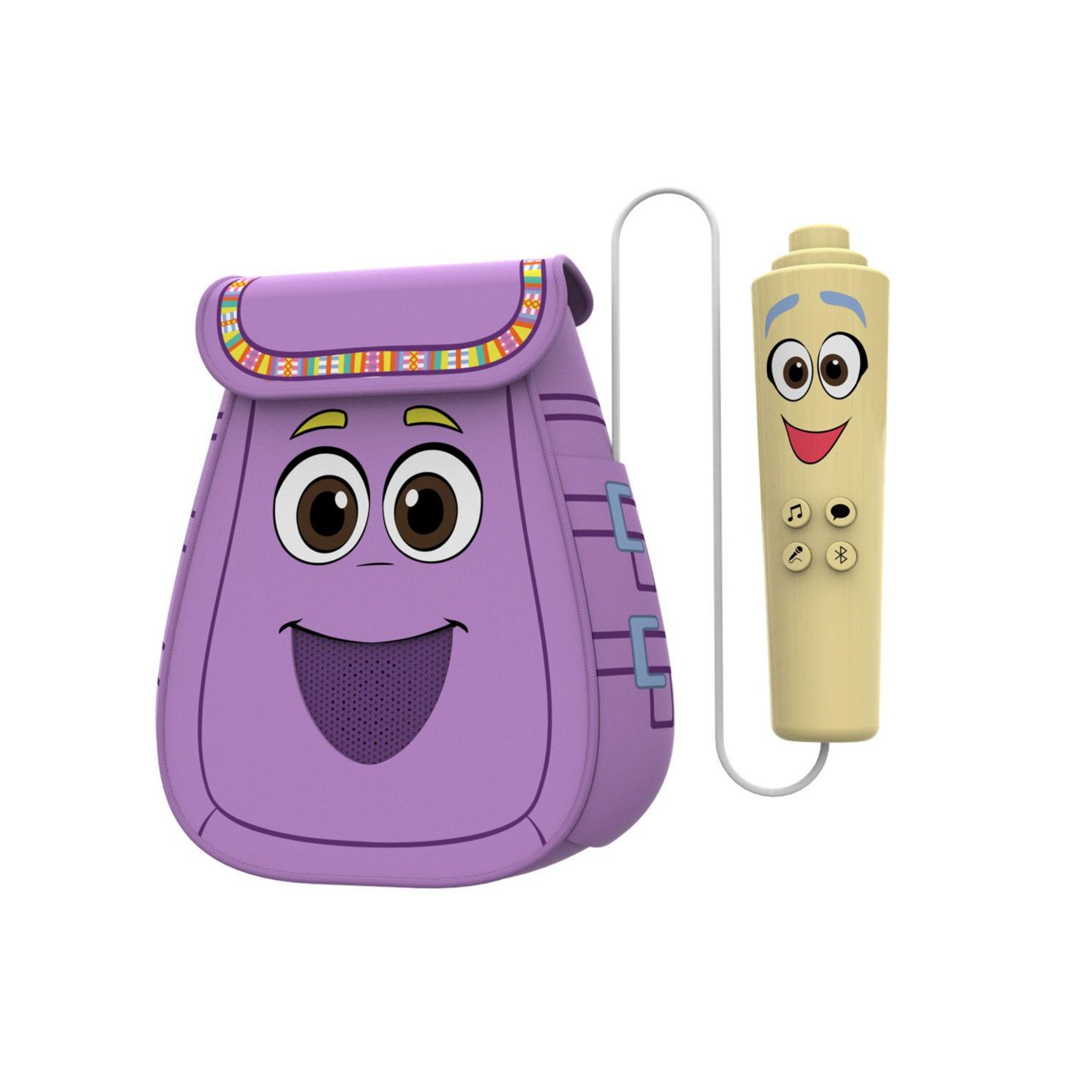 Voir la diapositive 2 : BMD Karaoké Sac à Dos Dora