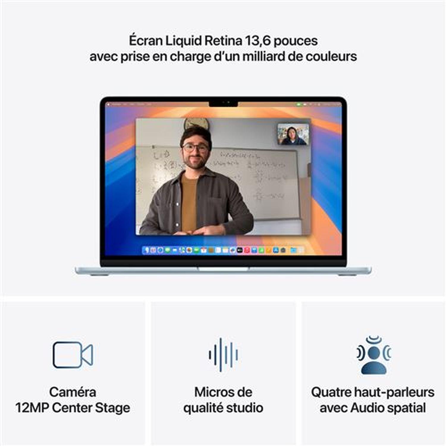 Voir la diapositive 5 : APPLE Ordinateur portable MacBook Air 13'' 512 Go SSD 24Go RAM Puce M4 - Lumière Stellaire