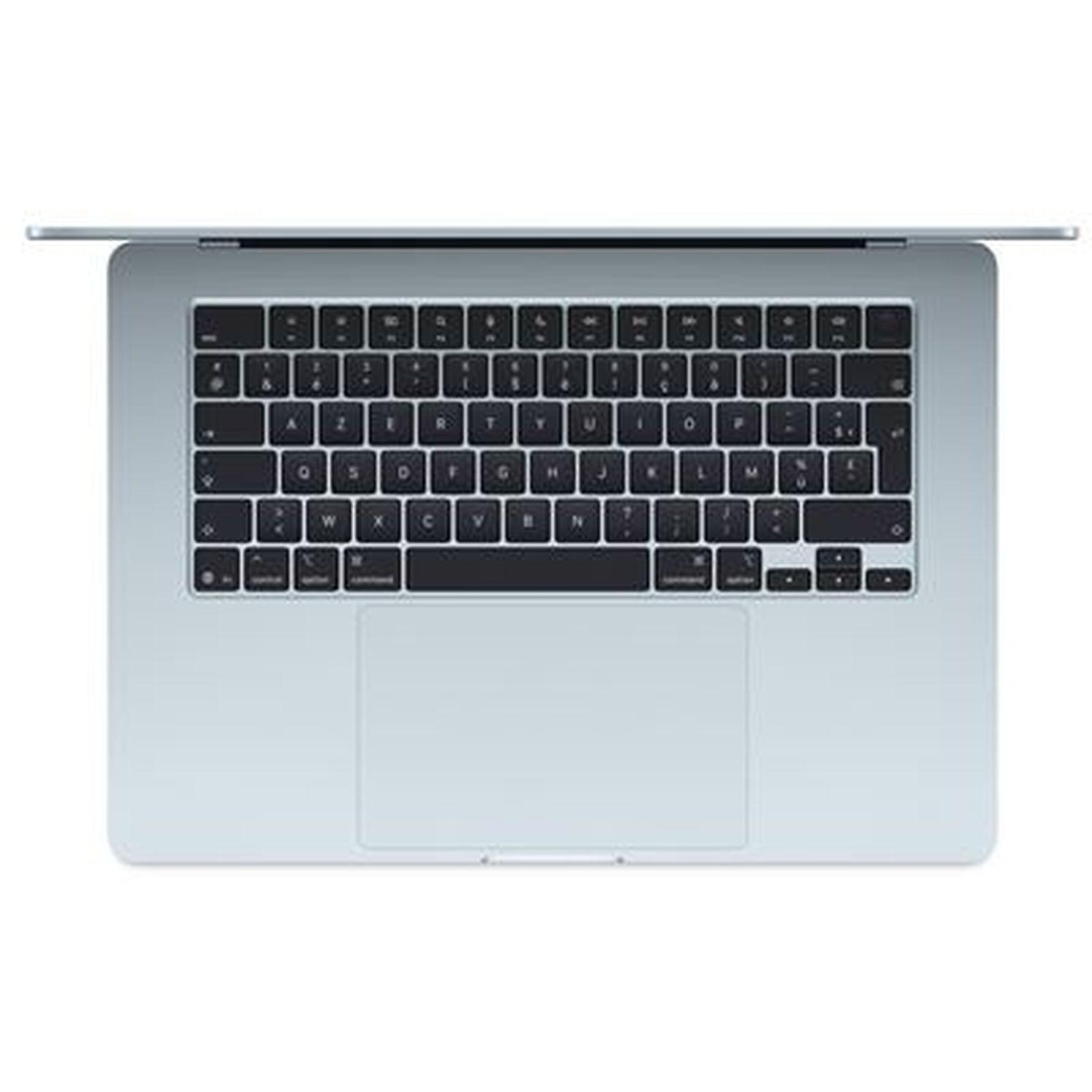 Voir la diapositive 2 : APPLE Ordinateur portable MacBook Air 15'' 512Go SSD 16Go RAM Puce M4 - Bleu ciel