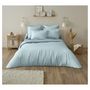 Voir la diapositive 1 : ACTUEL Parure housse de couette uni en gaze de coton DOREEN