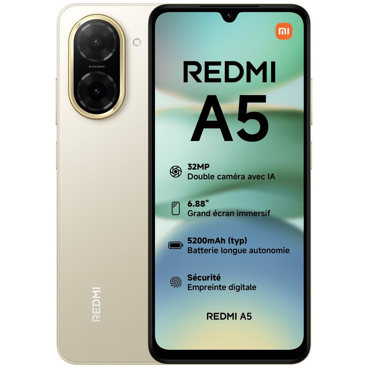 XIAOMI Redmi A5 64Go - Or