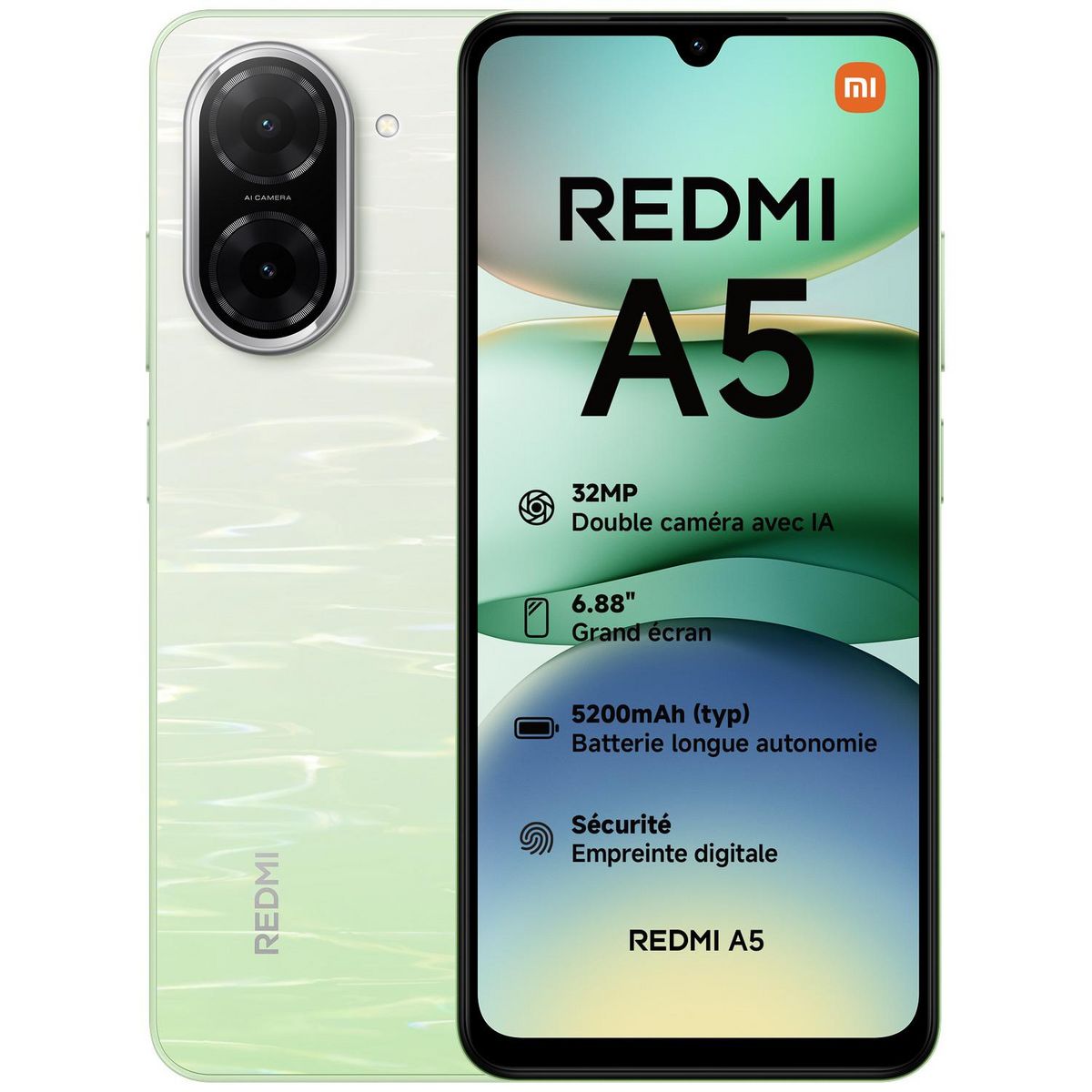 XIAOMI Redmi A5 128Go - Vert