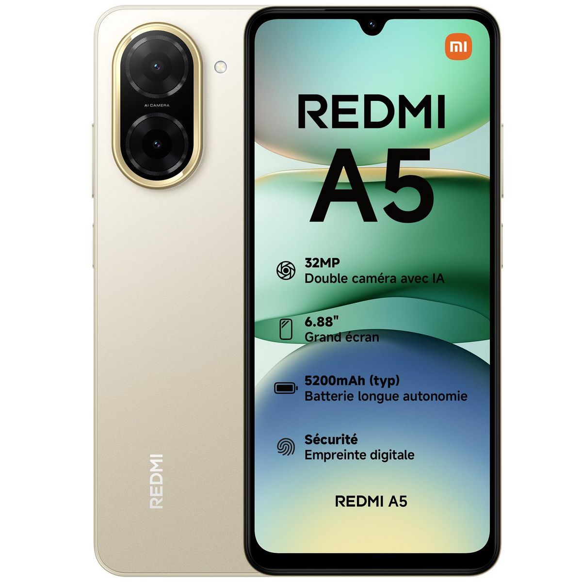 XIAOMI Redmi A5 128Go - Or