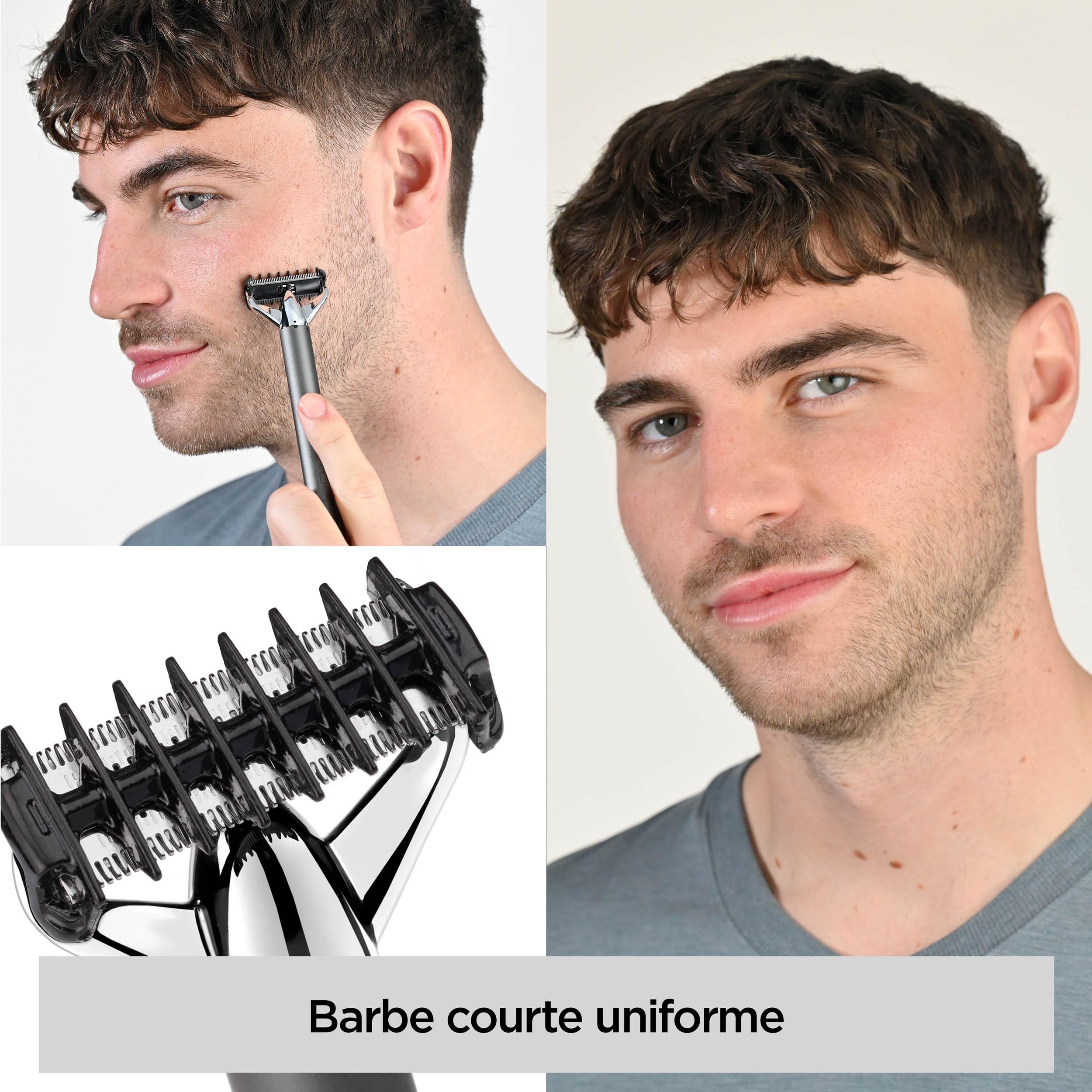 Voir la diapositive 2 : BABYLISS Tondeuse barbe et rasoir Super-X Metal OT996E