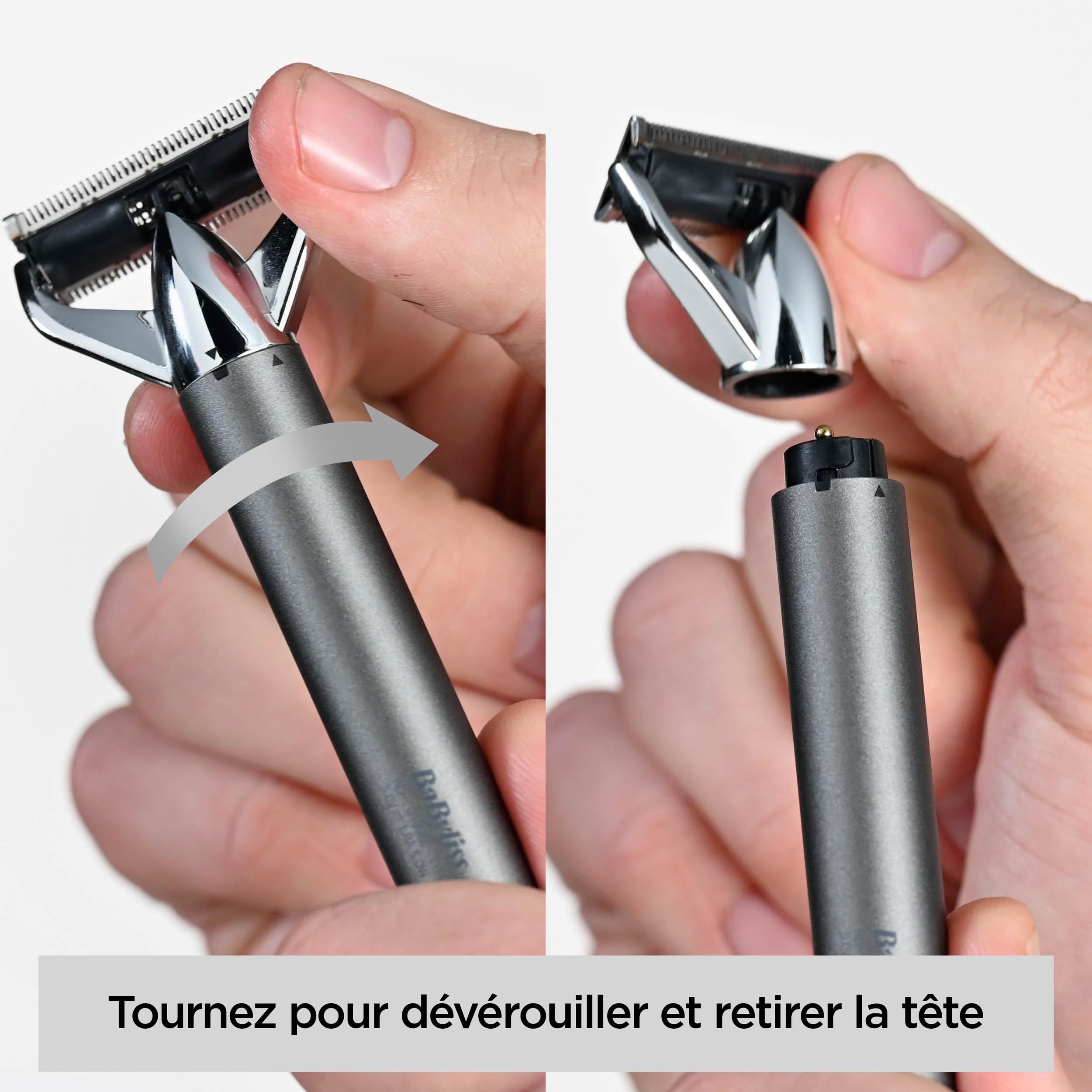 Voir la diapositive 15 : BABYLISS Tondeuse barbe et rasoir Super-X Metal OT996E
