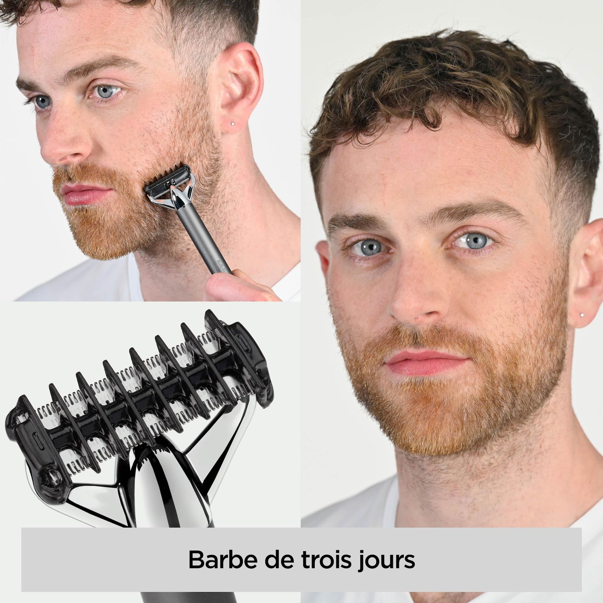 Voir la diapositive 3 : BABYLISS Tondeuse barbe et rasoir Super-X Metal OT996E