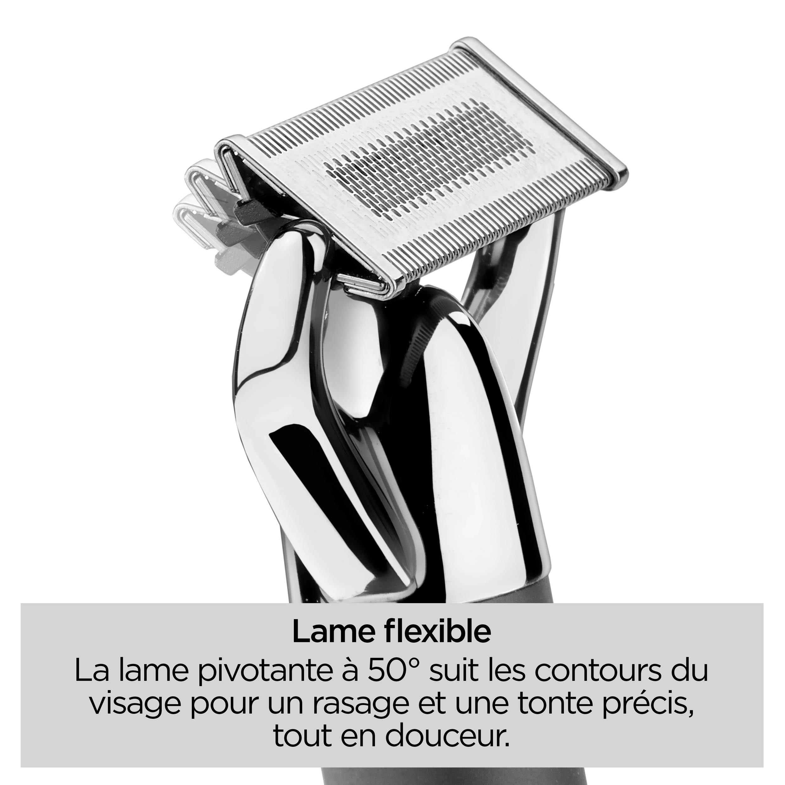 Voir la diapositive 4 : BABYLISS Tondeuse barbe et rasoir Super-X Metal OT996E