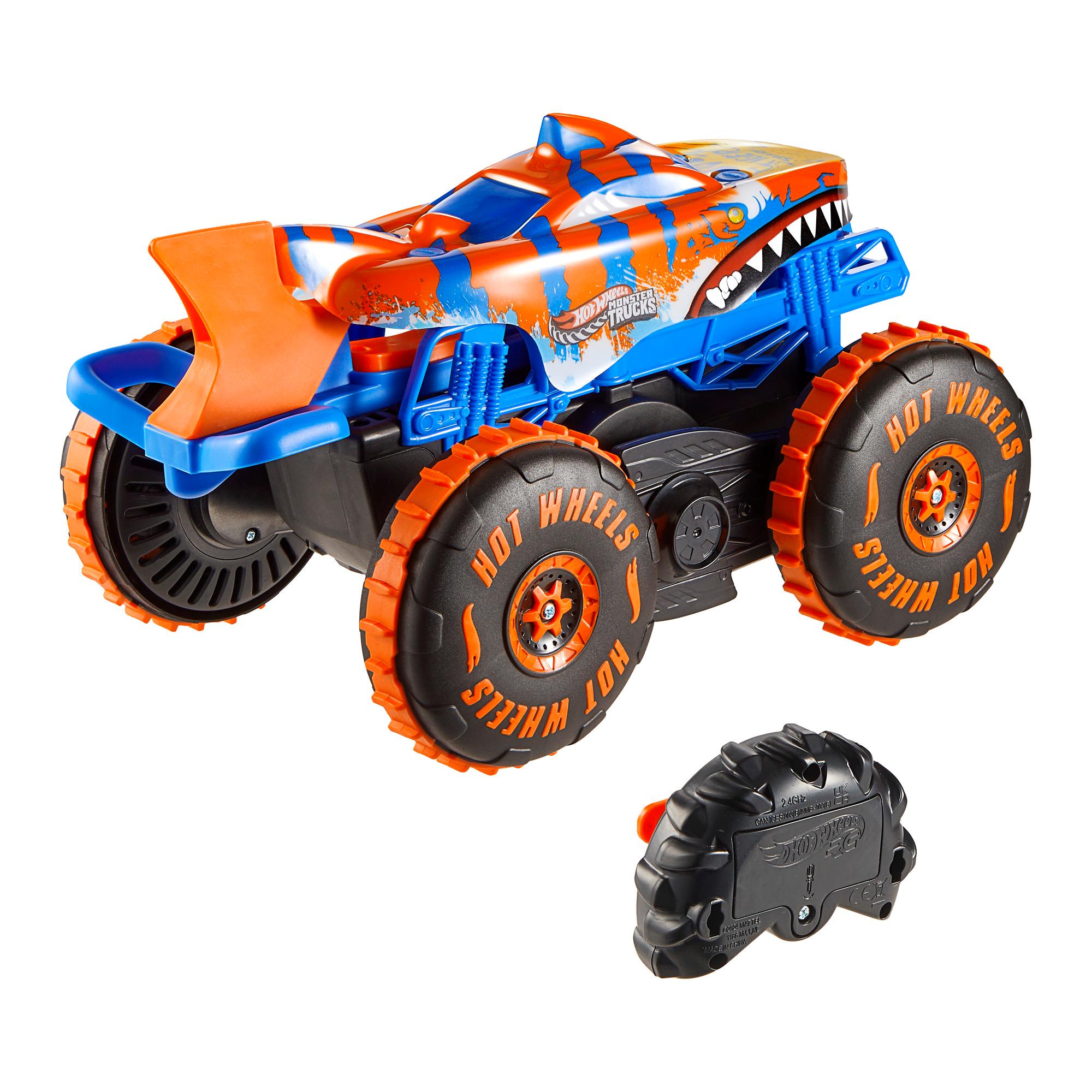 Voir la diapositive 2 : HOT WHEELS Véhicule Télécommandé 1/15 Tiger Shark Escaladeur Hot Wheels