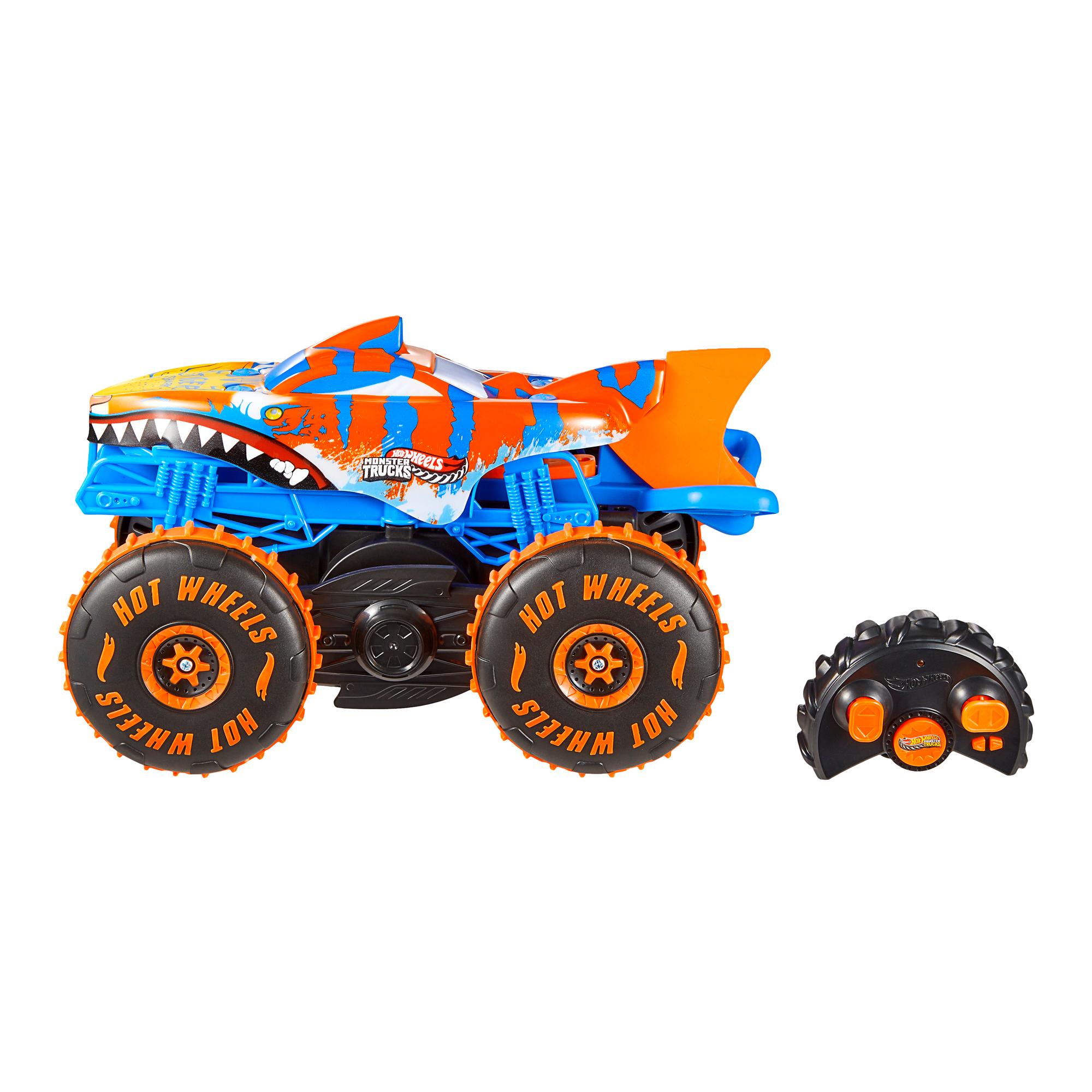 Voir la diapositive 3 : HOT WHEELS Véhicule Télécommandé 1/15 Tiger Shark Escaladeur Hot Wheels