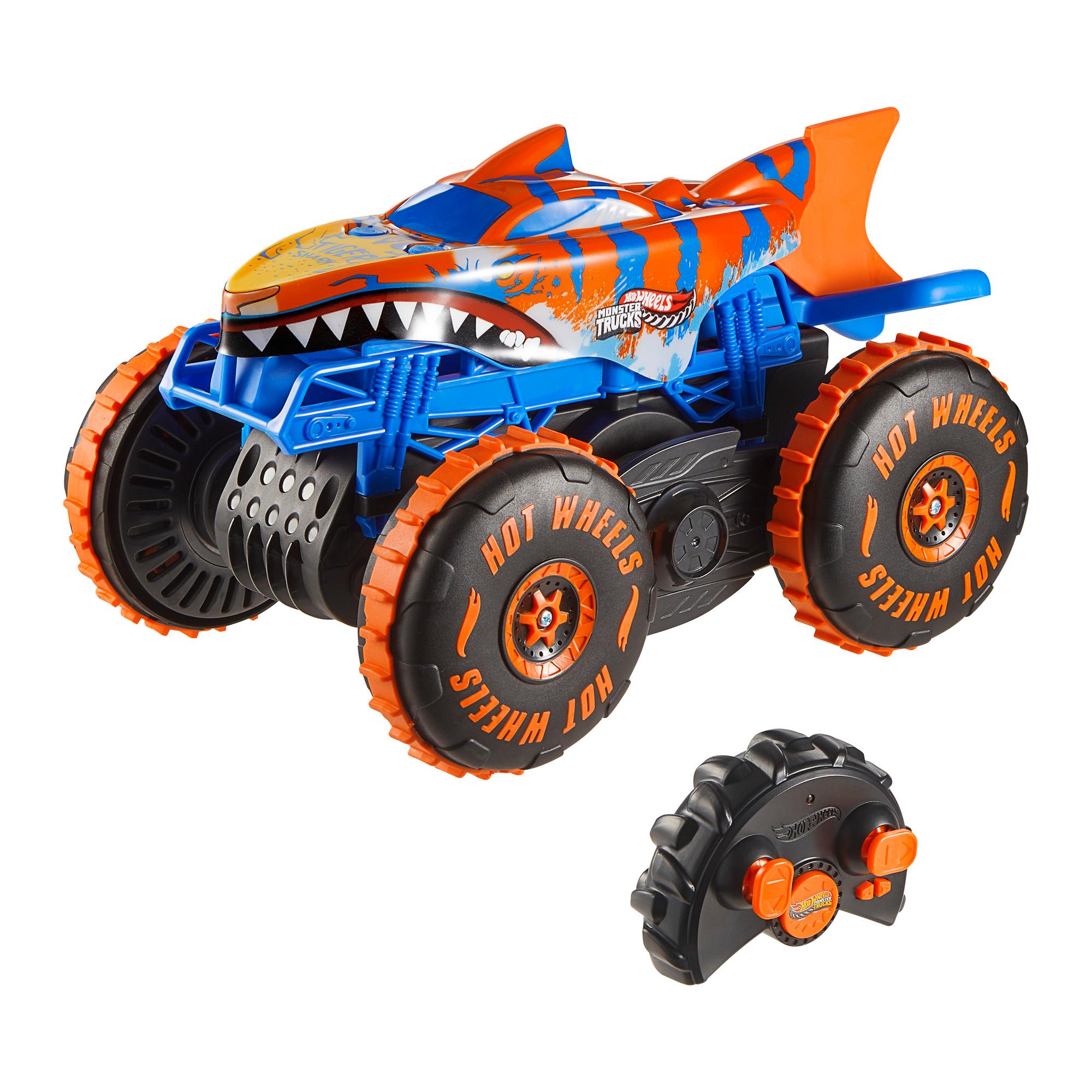 Voir la diapositive 4 : HOT WHEELS Véhicule Télécommandé 1/15 Tiger Shark Escaladeur Hot Wheels
