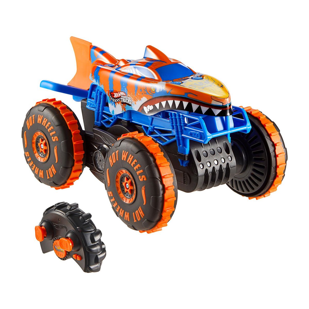 HOTWHEELS Véhicule Télécommandé 1/15 Tiger Shark Escaladeur Hot Wheels