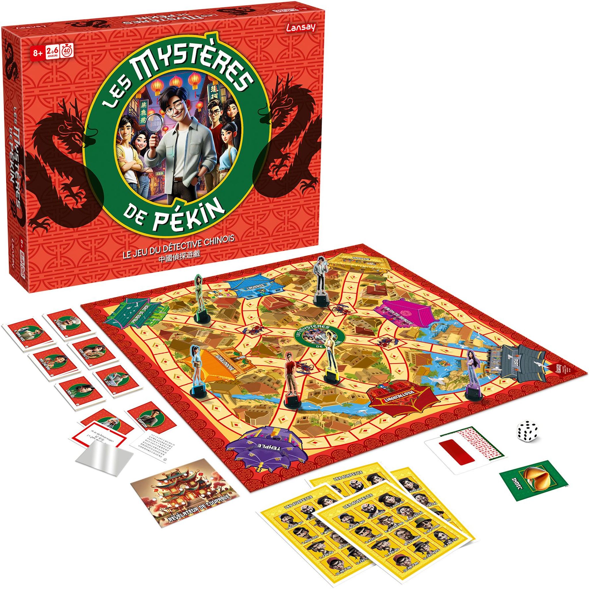 Voir la diapositive 3 : LANSAY Jeu Les Mystères de Pékin Nouvelle édition