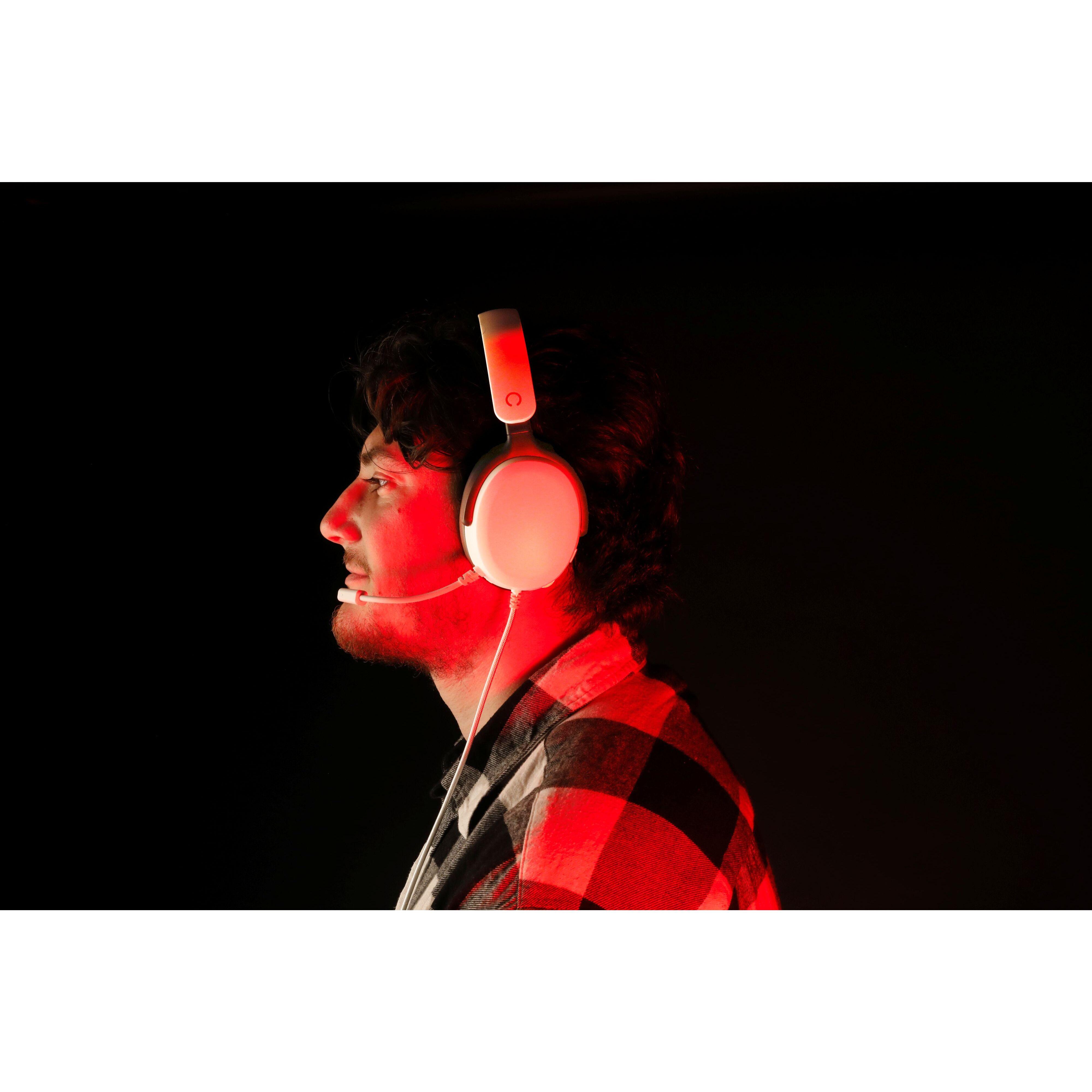 Voir la diapositive 6 : KONIX Casque Gaming Nexus Blanc Nintendo Switch