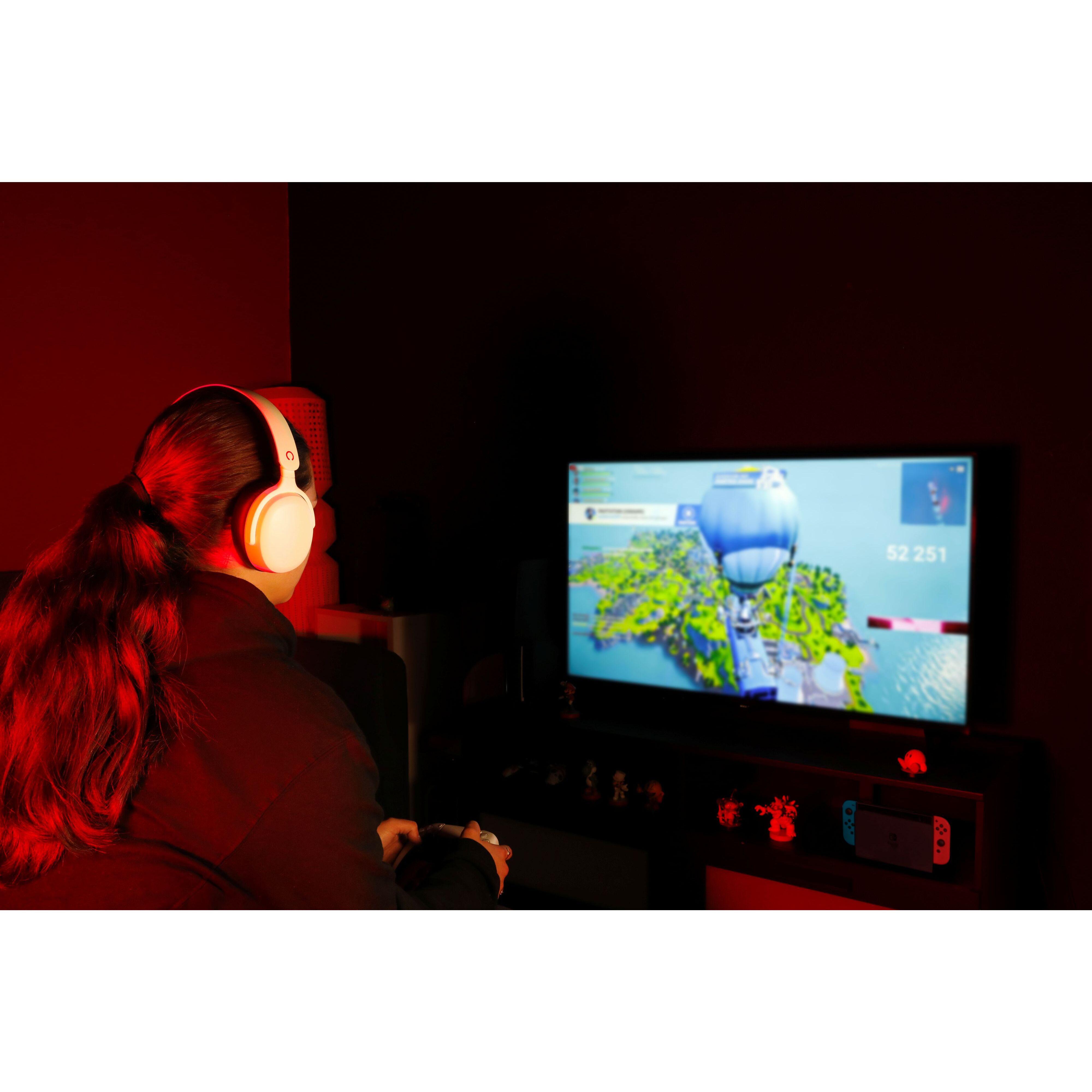 Voir la diapositive 7 : KONIX Casque Gaming Nexus Blanc Nintendo Switch