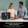 Voir la diapositive 8 : NINJA Friteuse électrique sans huile à air chaud AF200EU - Noir