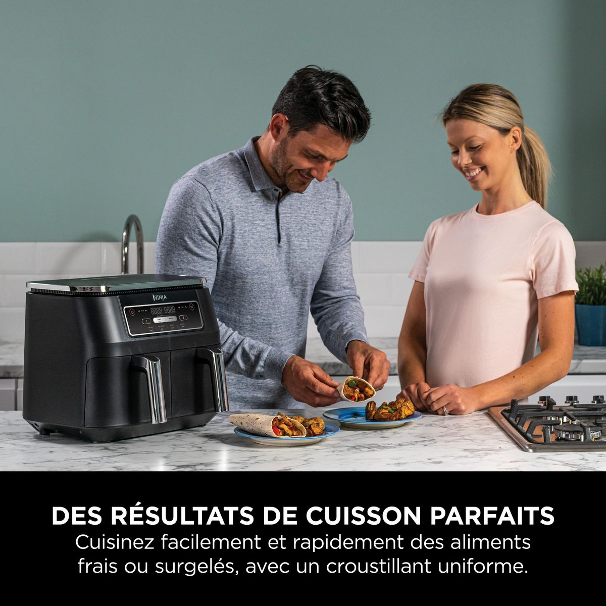 NINJA Friteuse électrique sans huile à air chaud AF200EU - Noir