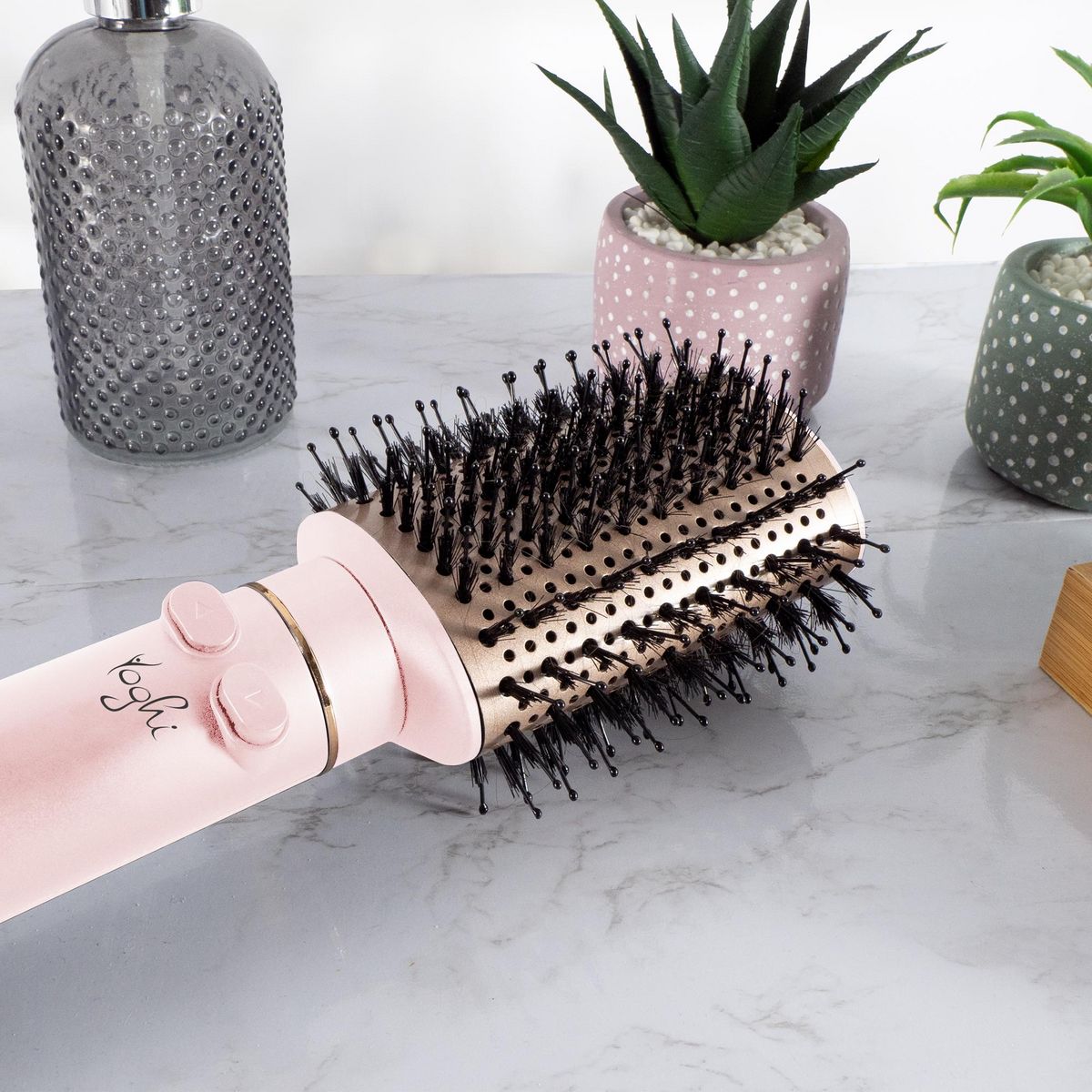 YOGHI Brosse soufflante rotative HAIR REVERSE - Rose