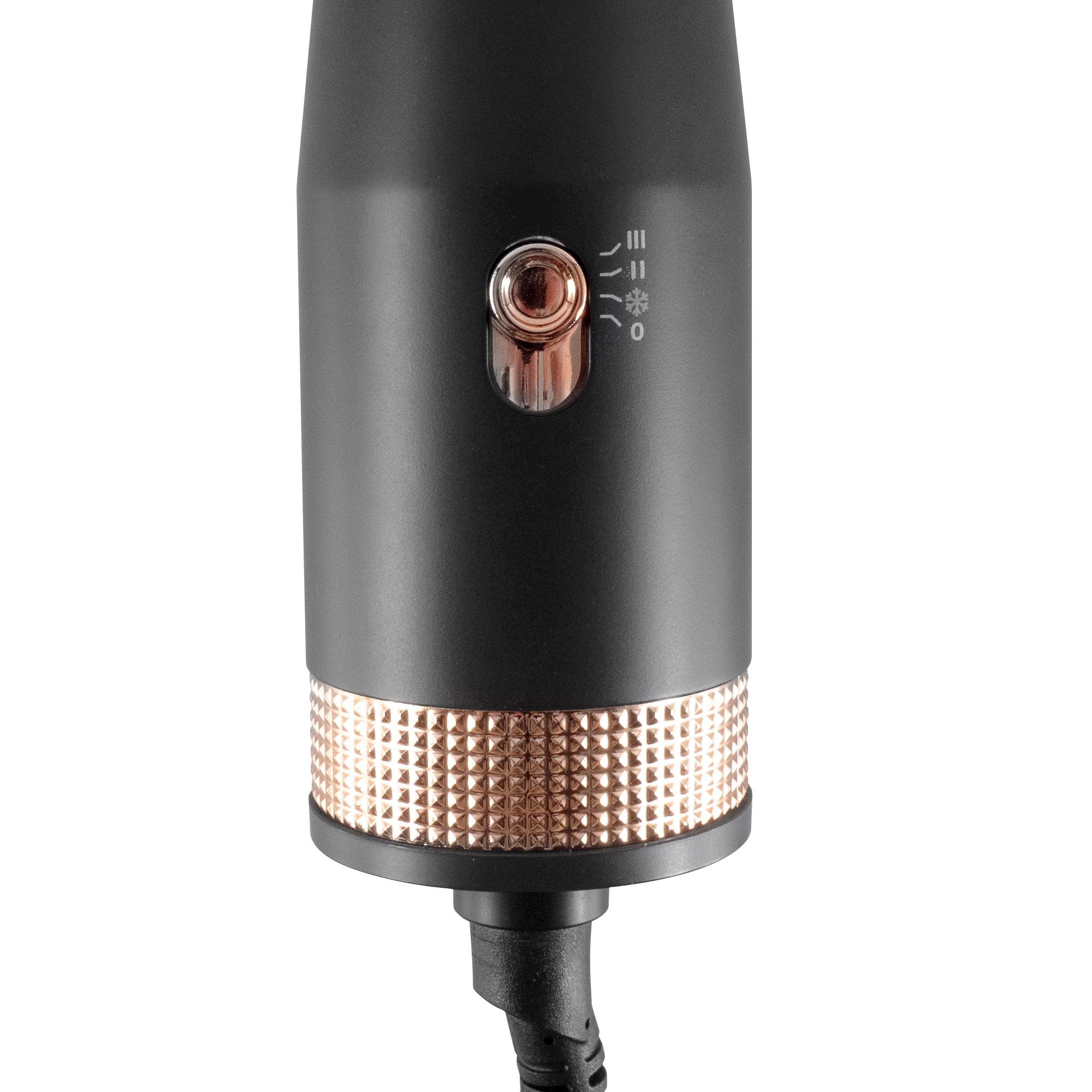 Voir la diapositive 4 : YOGHI Brosse soufflante rotative HAIR REVERSE - Noir