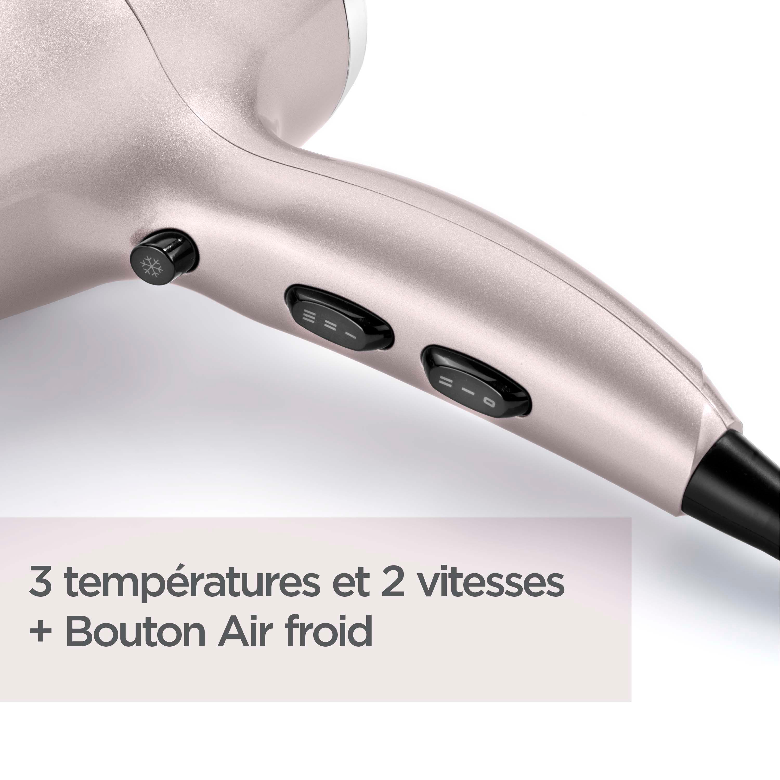 Voir la diapositive 5 : BABYLISS Sèche cheveux D781E - Rose