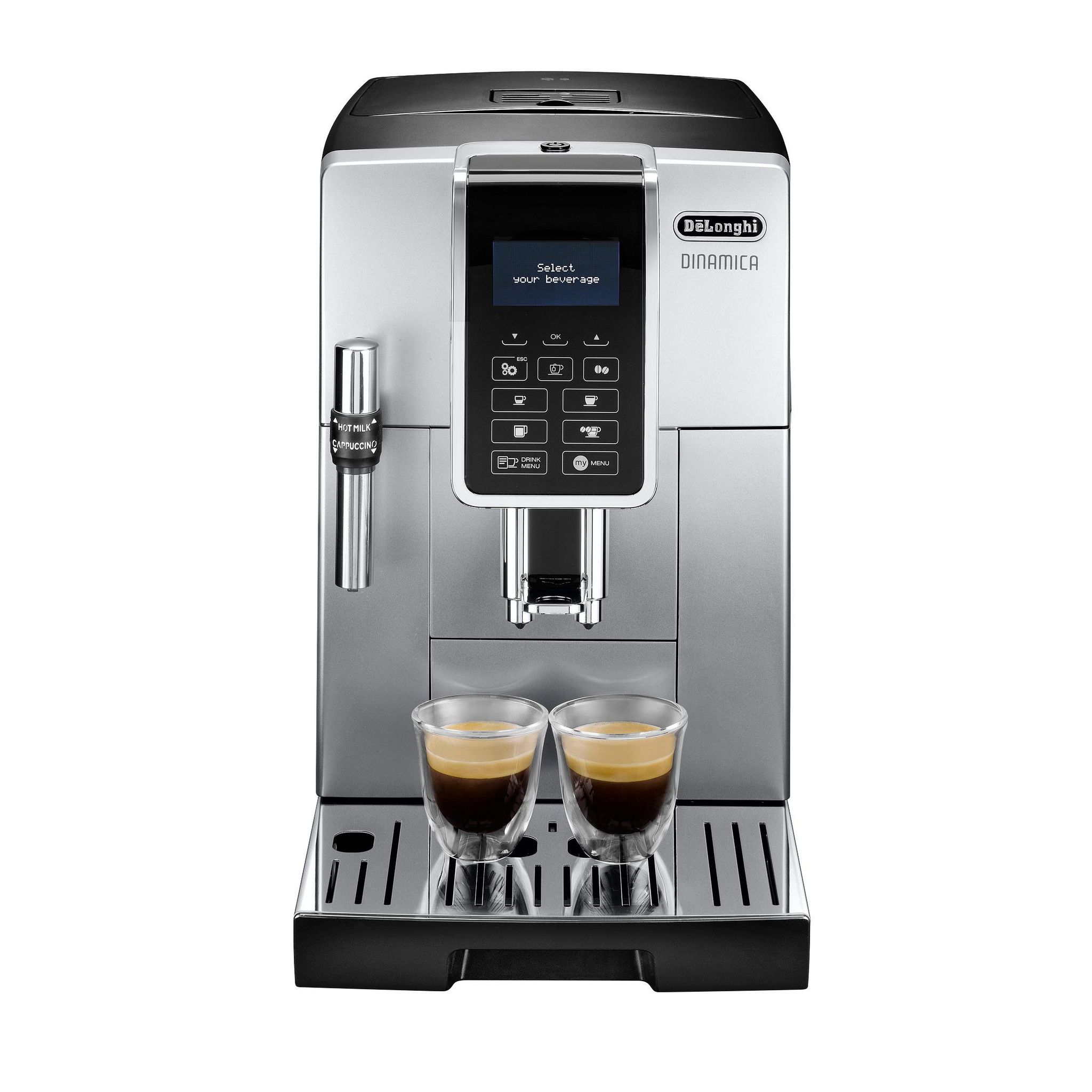 Voir la diapositive 2 : DELONGHI Expresso broyeur à grains ECAM350.35SB - Silver