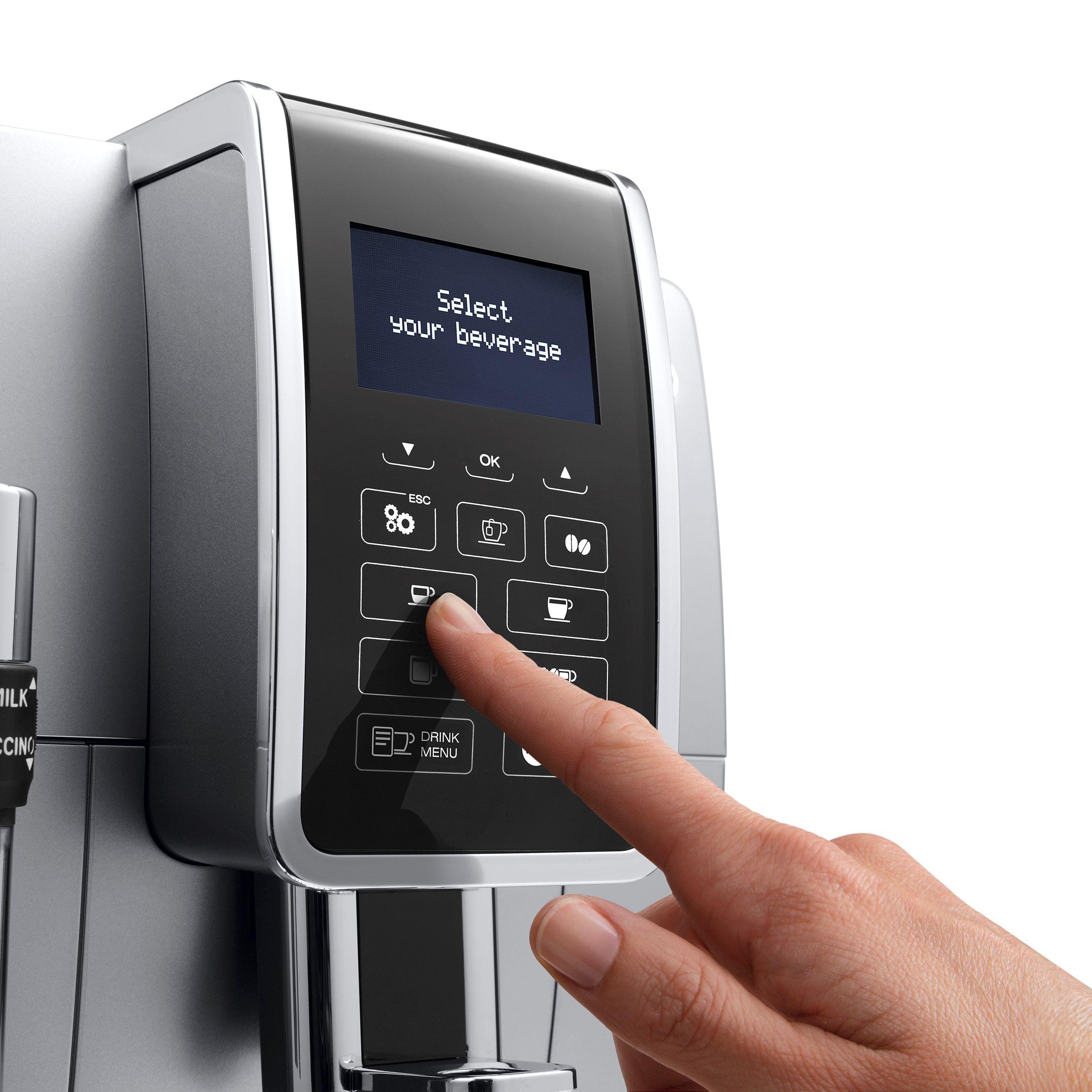 Voir la diapositive 4 : DELONGHI Expresso broyeur à grains ECAM350.35SB - Silver