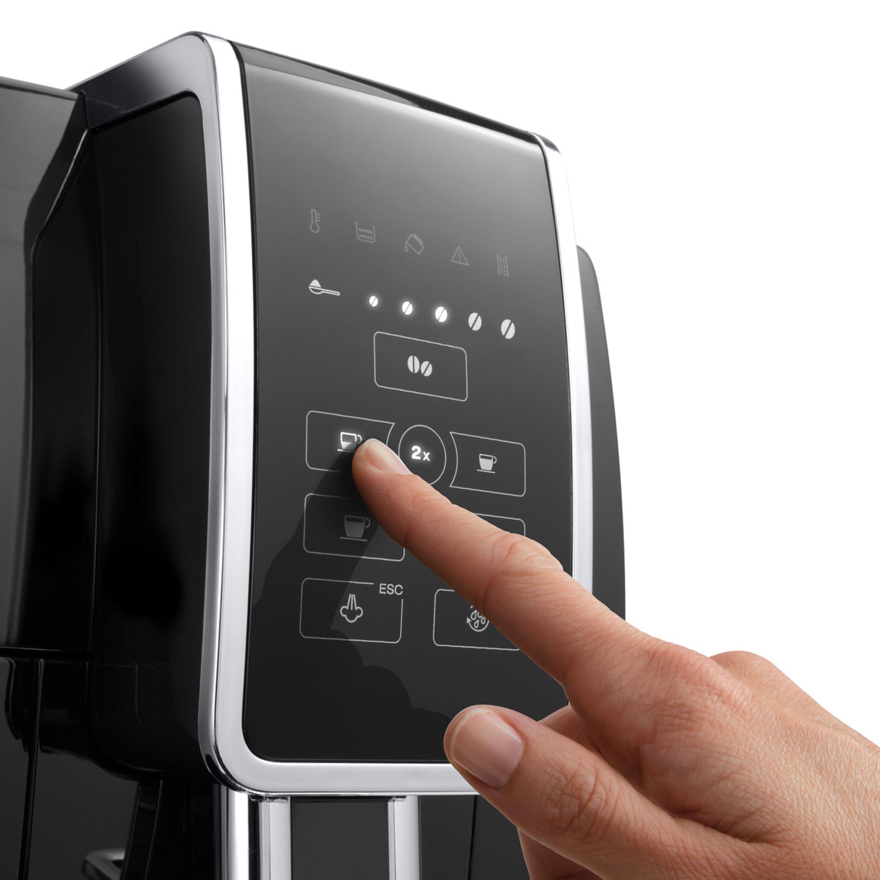 Voir la diapositive 3 : DELONGHI Expresso broyeur à grains ECAM350.15.B - Noir