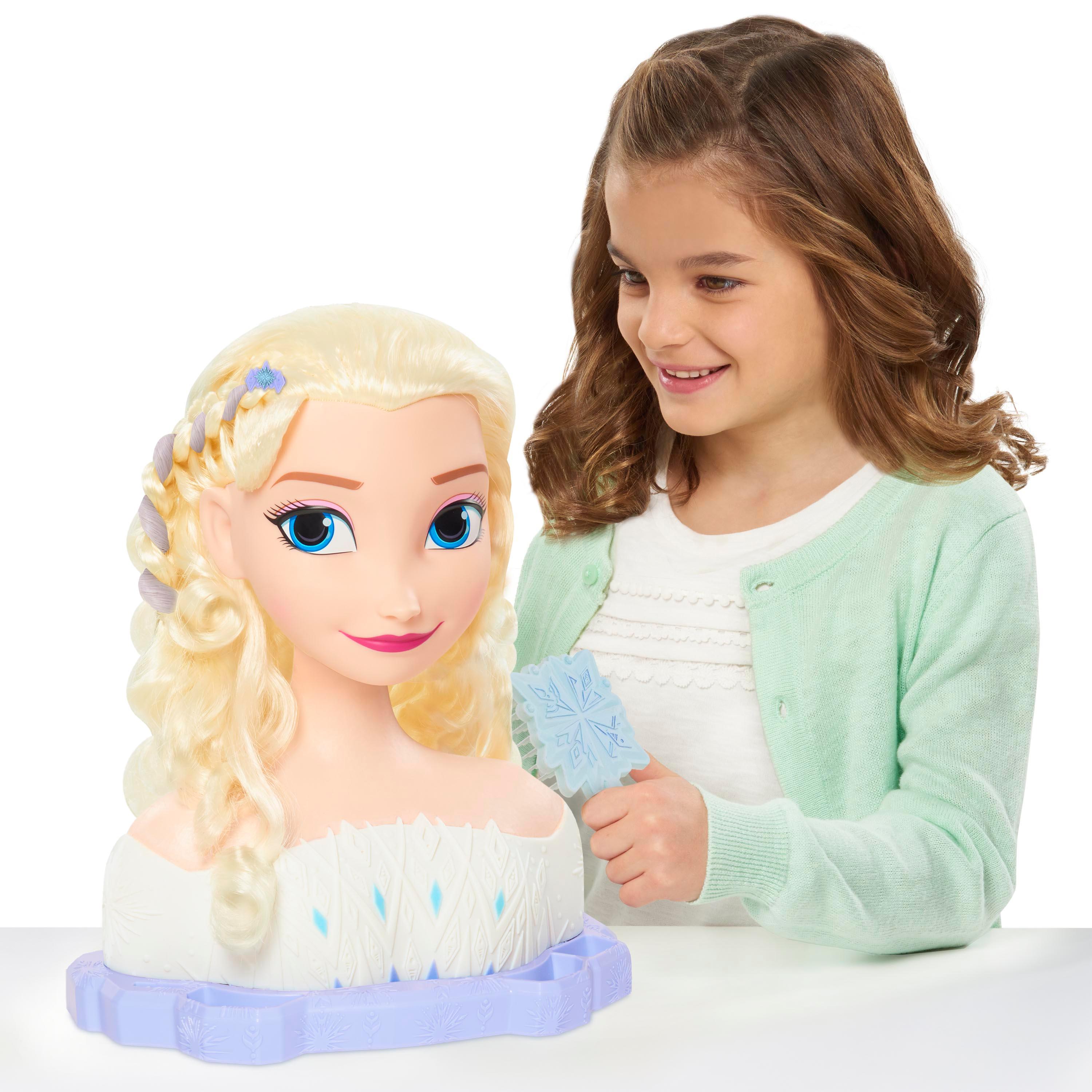 Voir la diapositive 2 : DISNEY Tête à coiffer Elsa