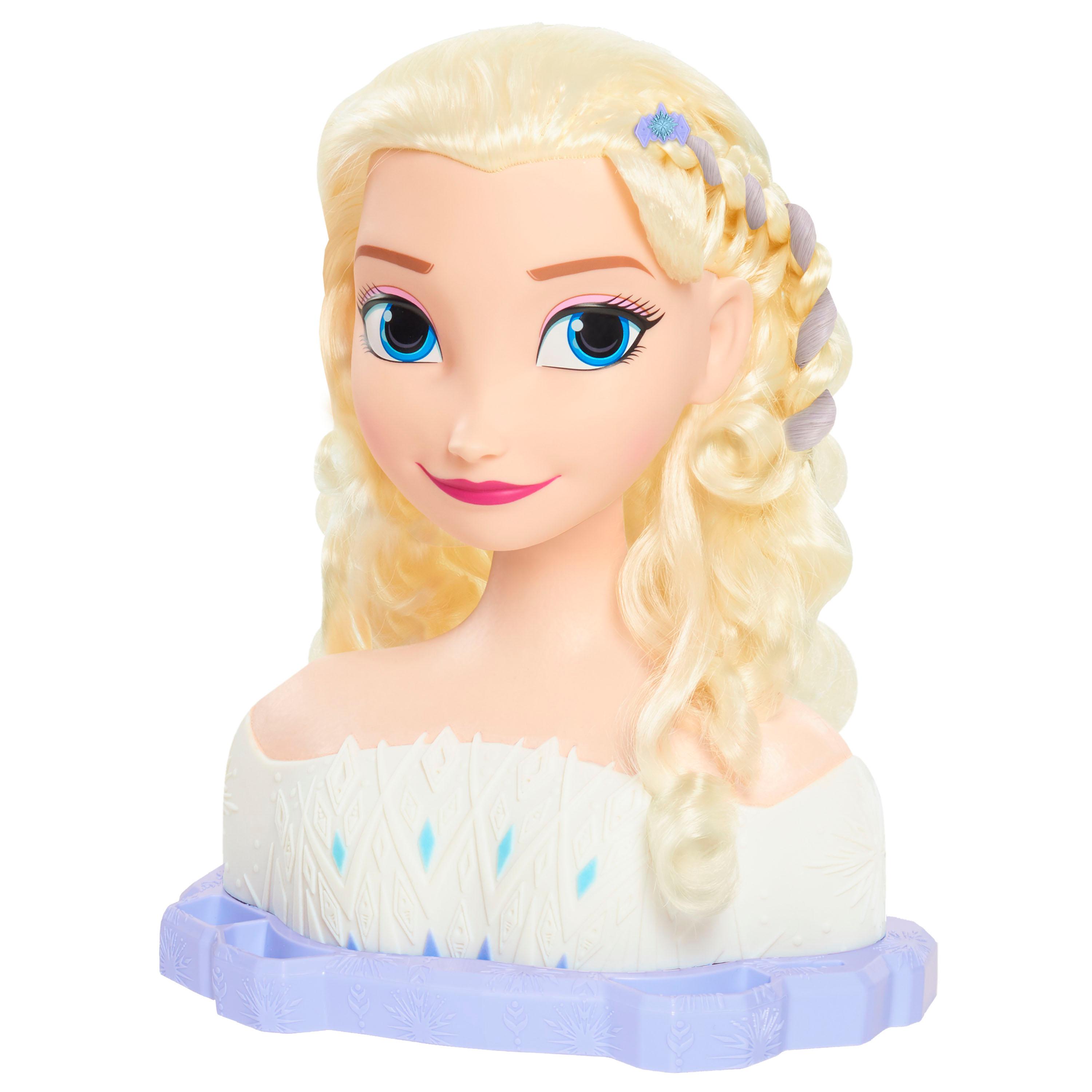 Voir la diapositive 3 : DISNEY Tête à coiffer Elsa