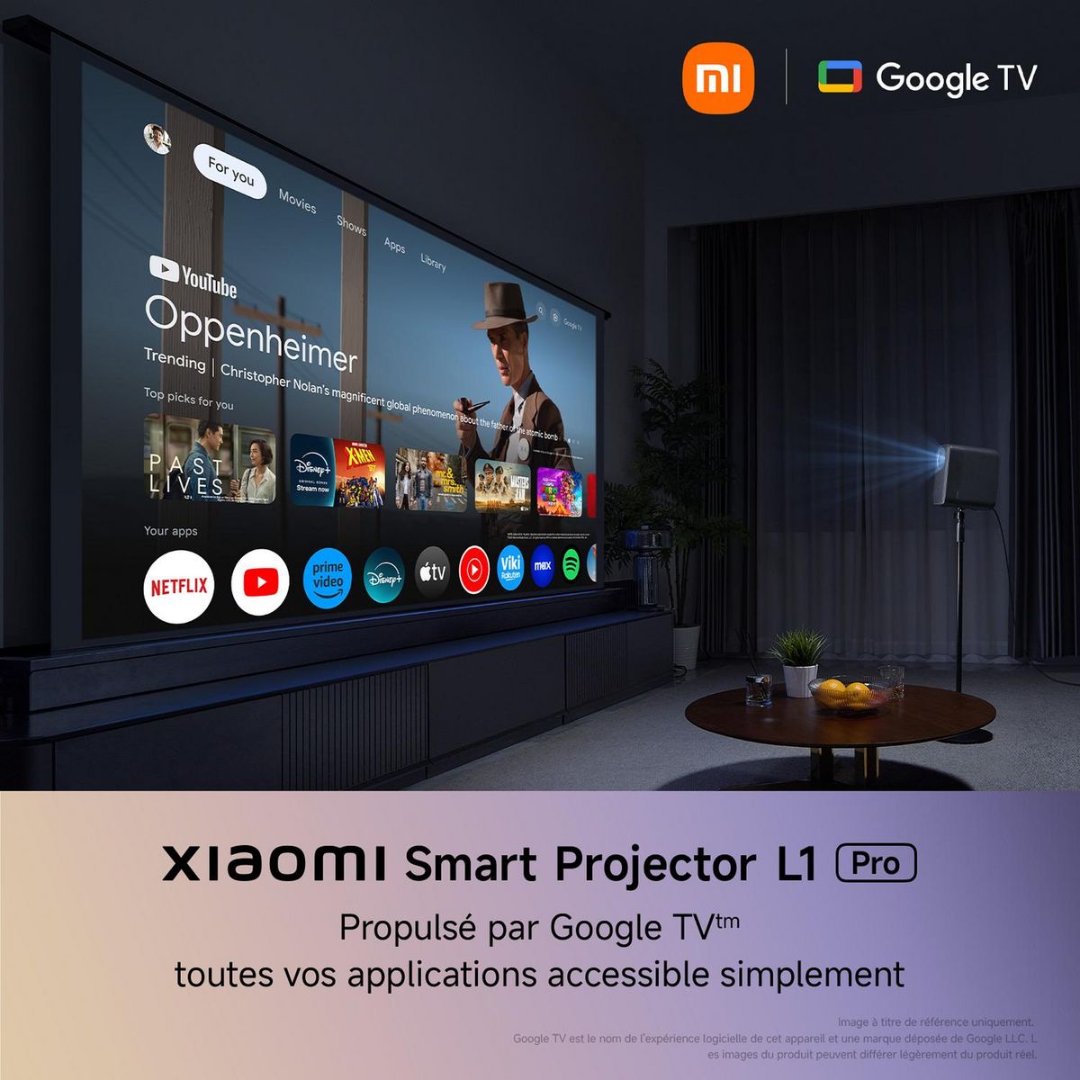 XIAOMI Projecteur Smart L1 Pro