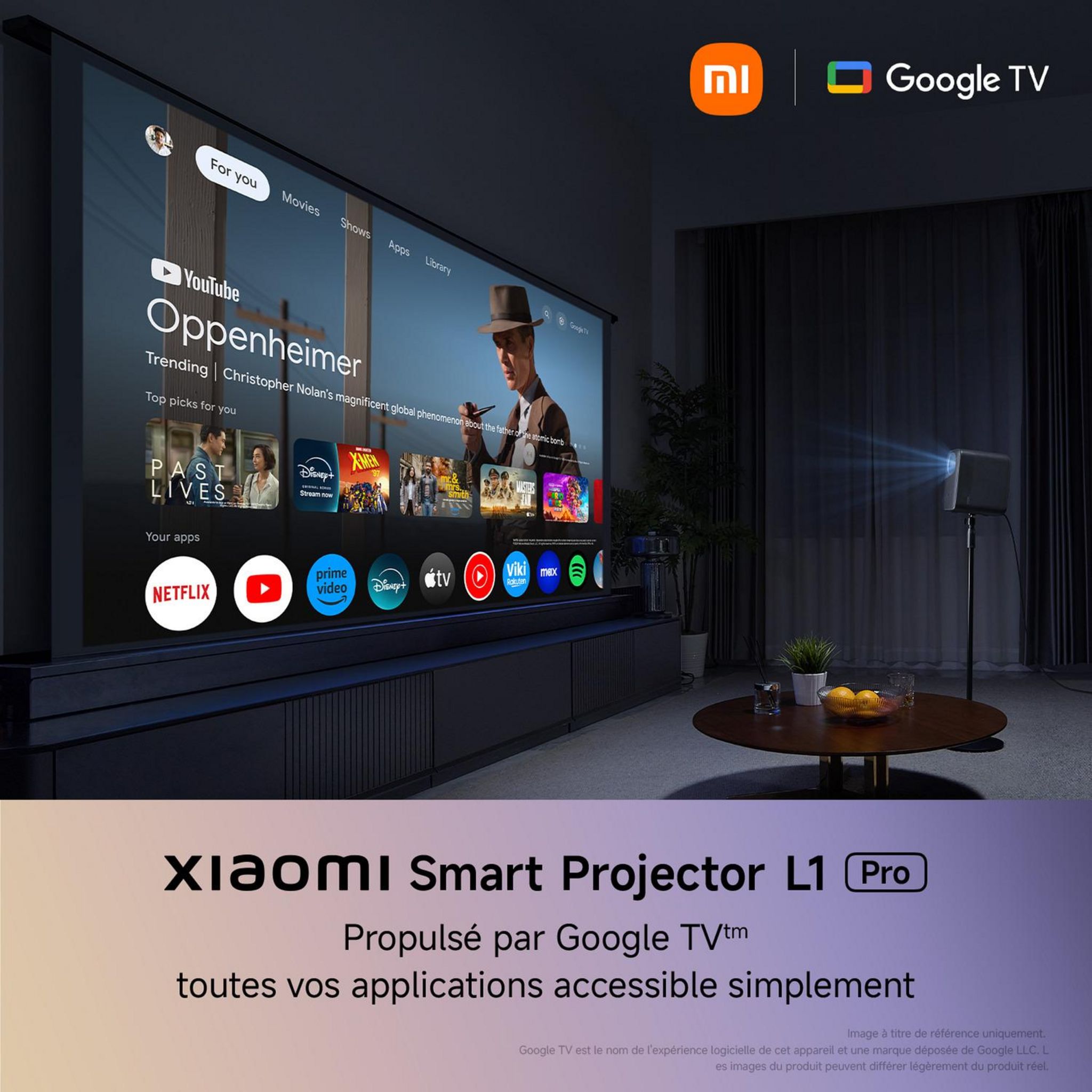 Voir la diapositive 7 : XIAOMI Projecteur Smart L1 Pro