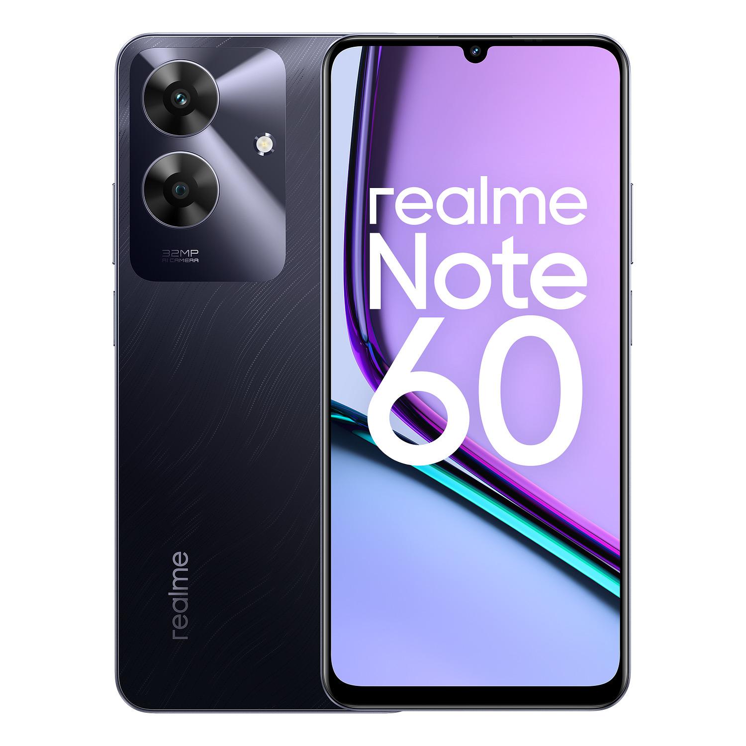 Voir la diapositive 2 : REALME Note 60 64Go - Noir
