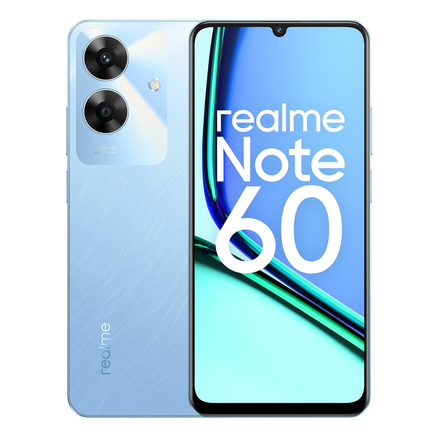 Voir la diapositive 2 : REALME Note 60 128Go - Bleu