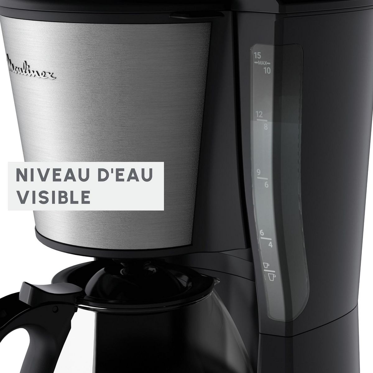 MOULINEX Cafetière filtre SUBITO 5 FG5S0DE0 - Noir