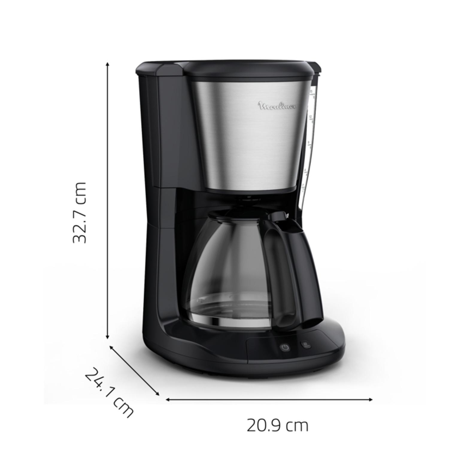Voir la diapositive 7 : MOULINEX Cafetière filtre SUBITO 5 FG5S0DE0 - Noir