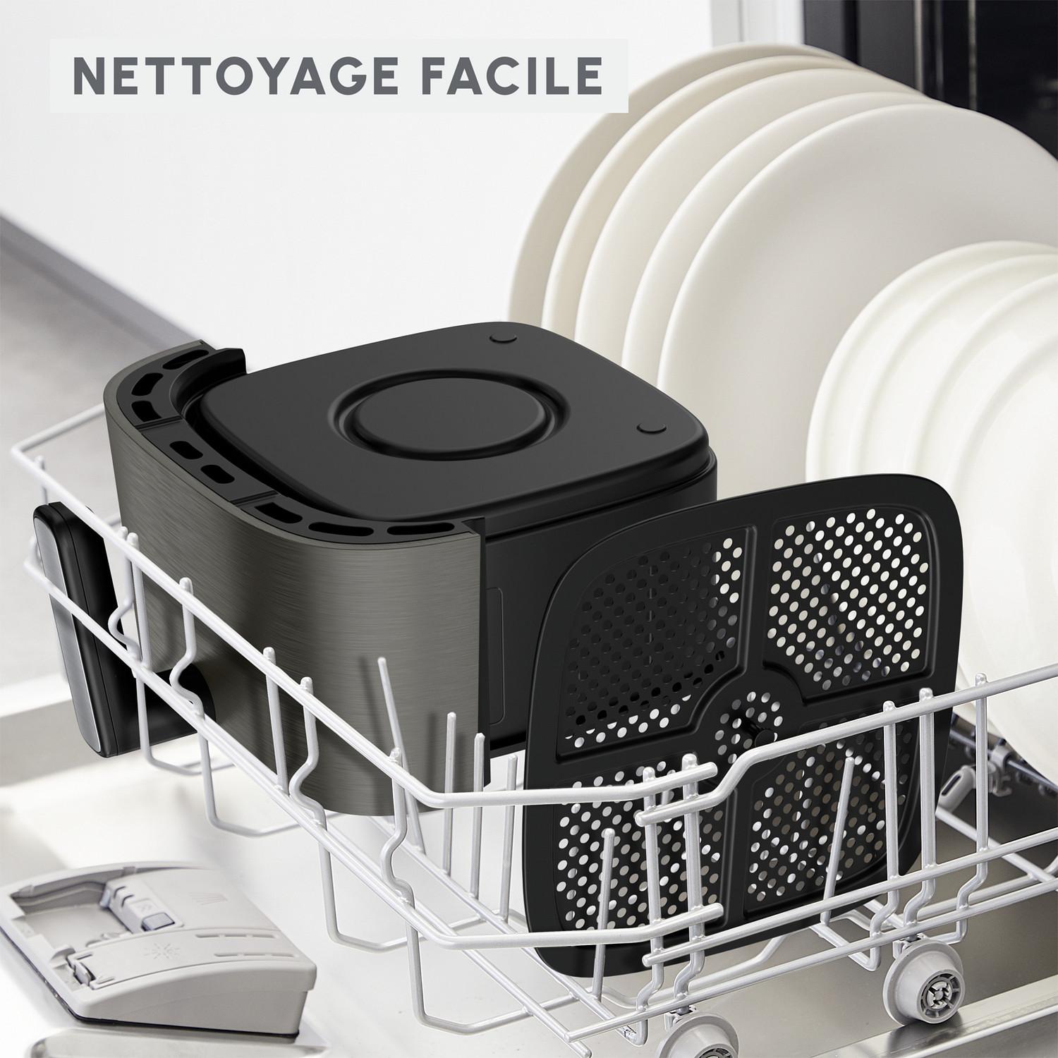 Voir la diapositive 6 : MOULINEX Friteuse sans huile à air chaud EZ551HF0 - Gris