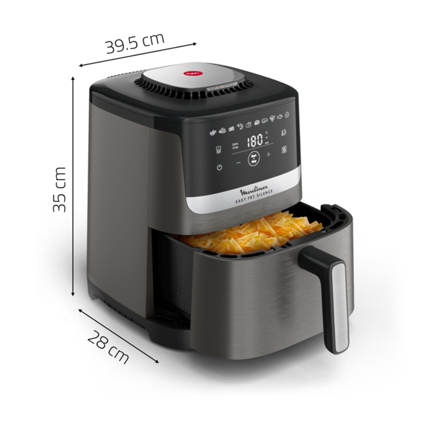 Voir la diapositive 7 : MOULINEX Friteuse sans huile à air chaud EZ551HF0 - Gris