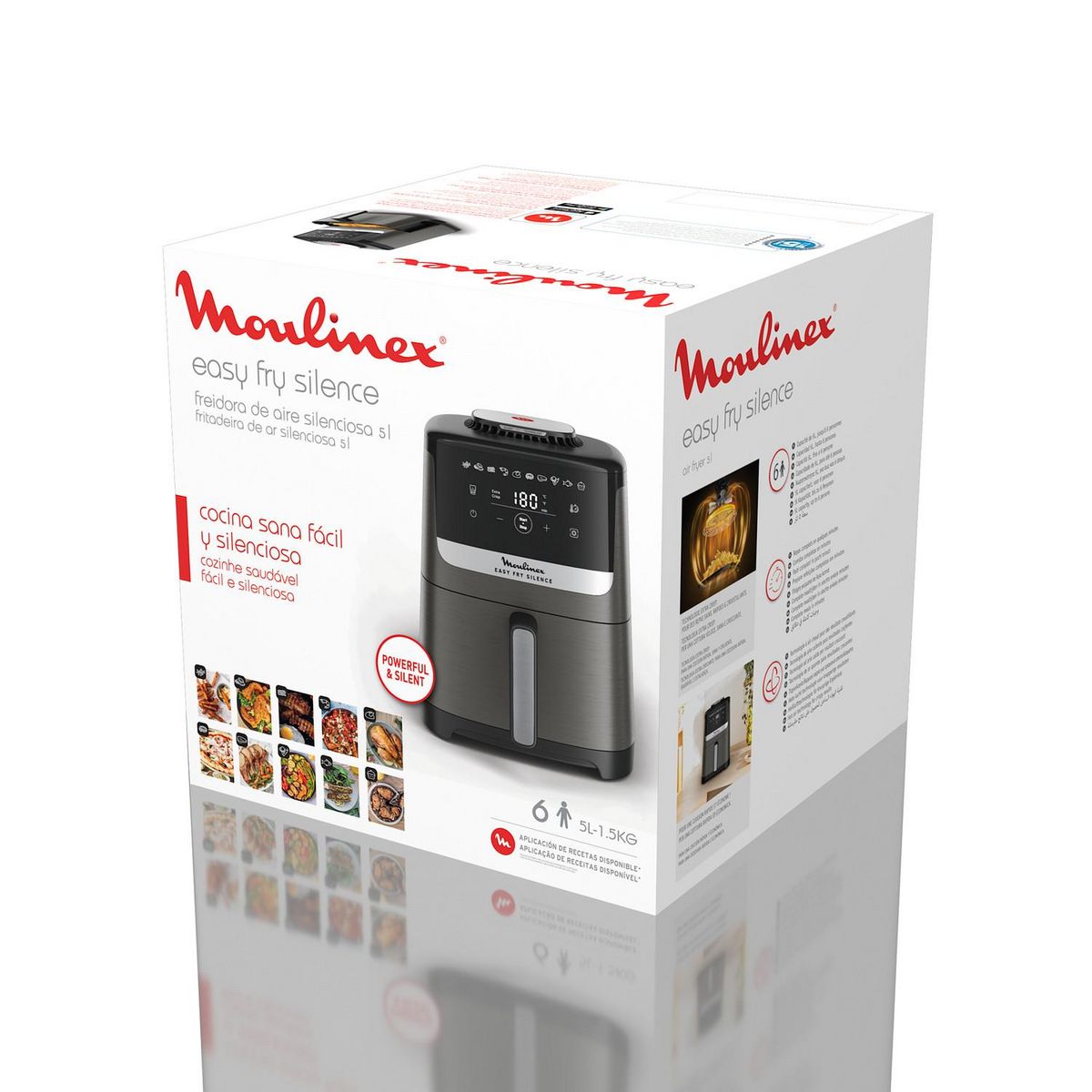 MOULINEX Friteuse sans huile à air chaud EZ551HF0 - Gris