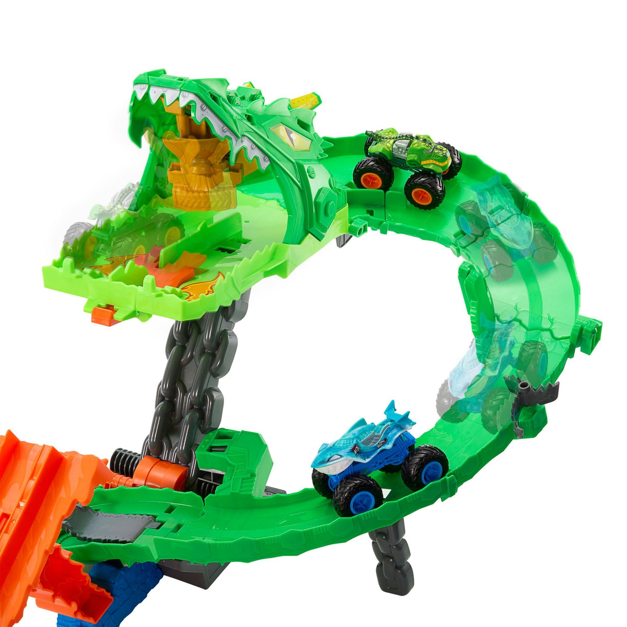 Voir la diapositive 7 : HOTWHEELS Circuit Démolition du Dragon - HotWheels Monster Truck