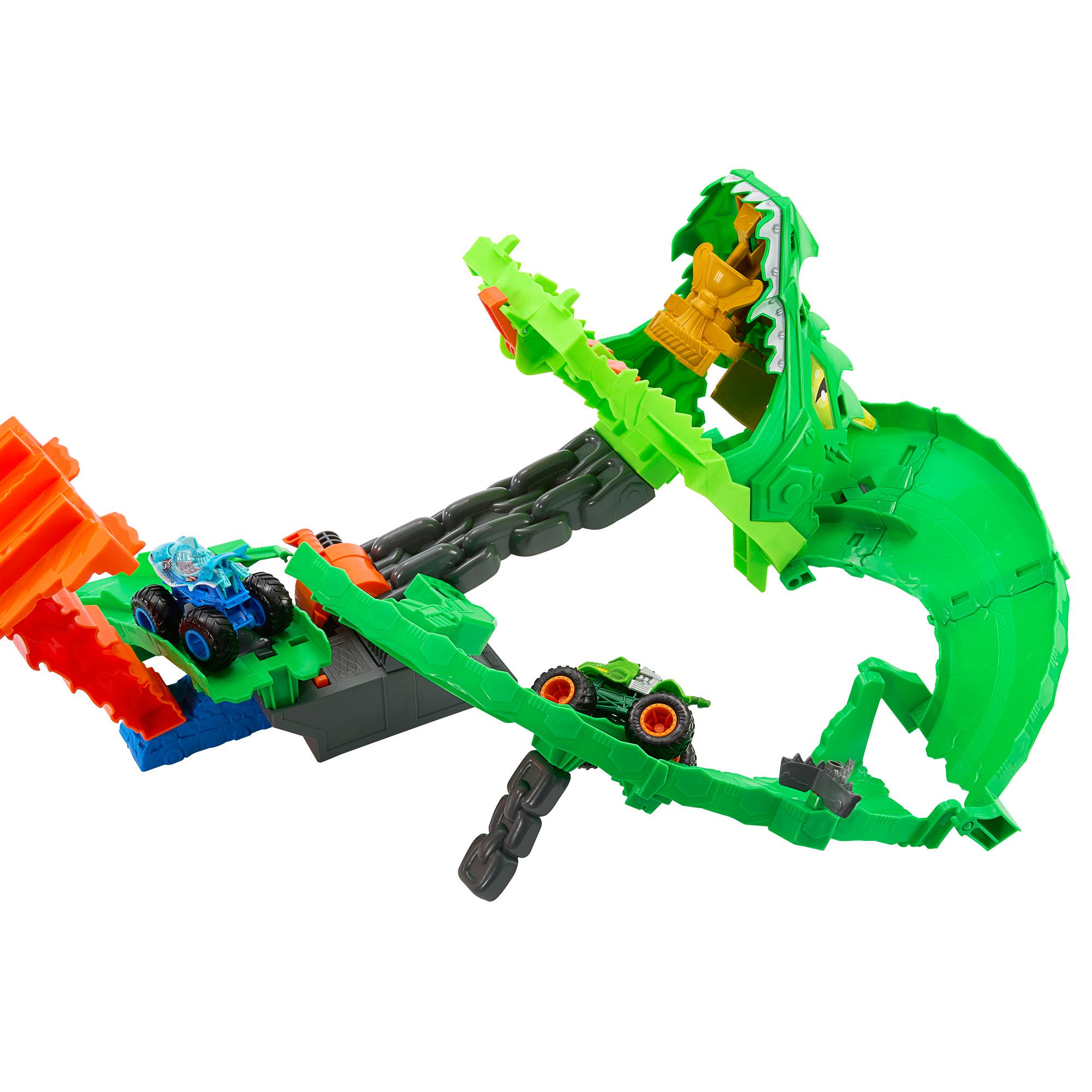 Voir la diapositive 8 : HOT WHEELS Circuit Démolition du Dragon - HotWheels Monster Truck