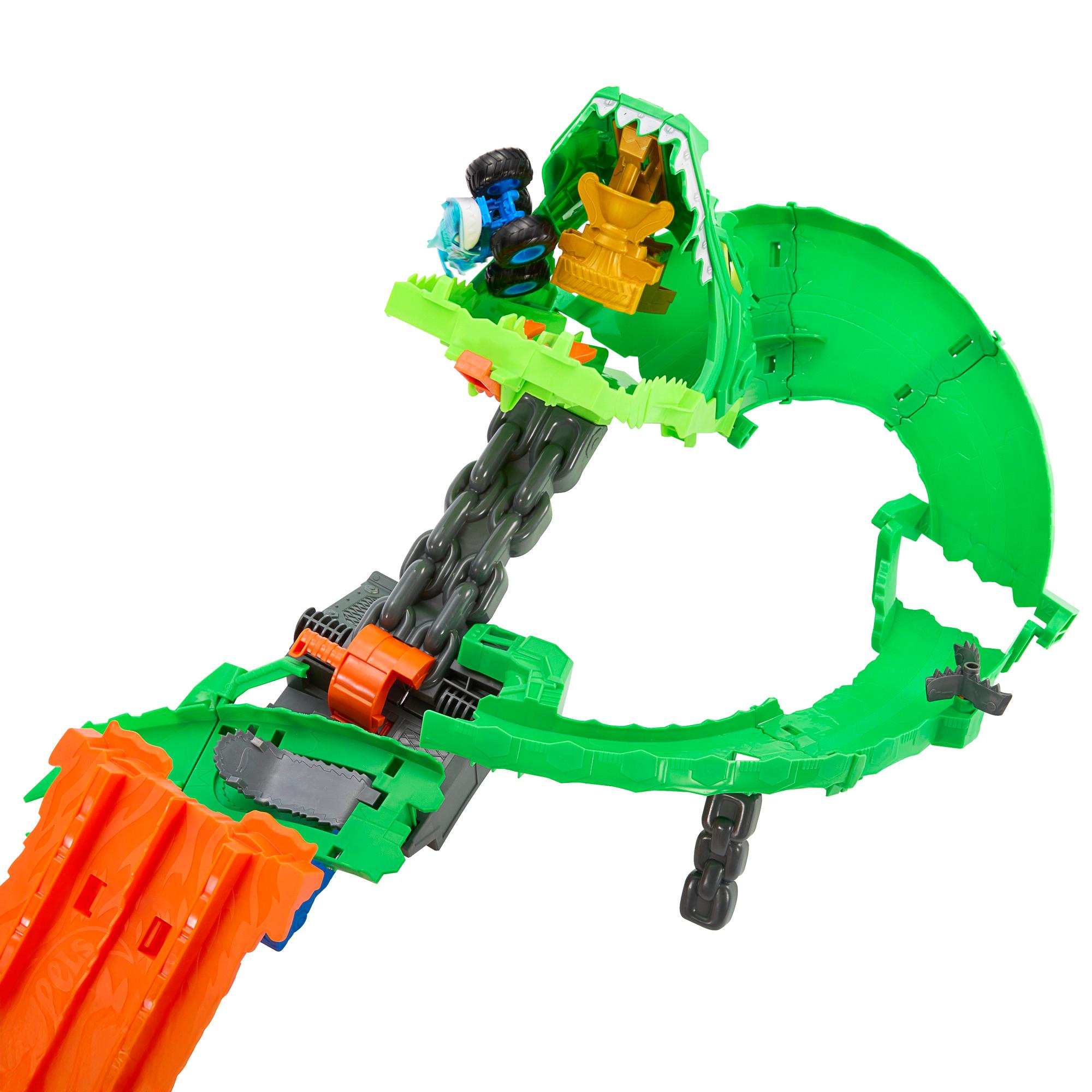 Voir la diapositive 9 : HOT WHEELS Circuit Démolition du Dragon - HotWheels Monster Truck