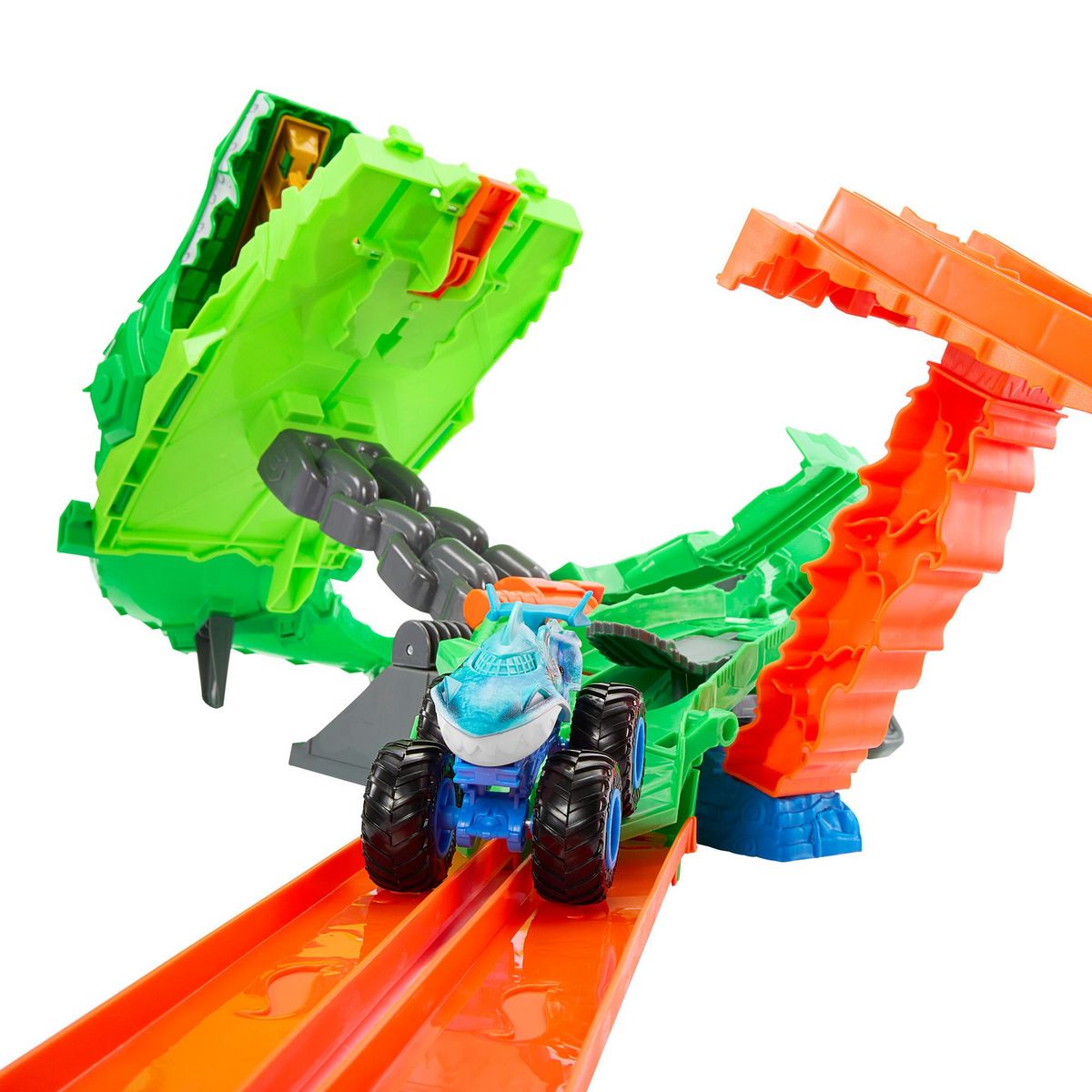 HOTWHEELS Circuit Démolition du Dragon - HotWheels Monster Truck