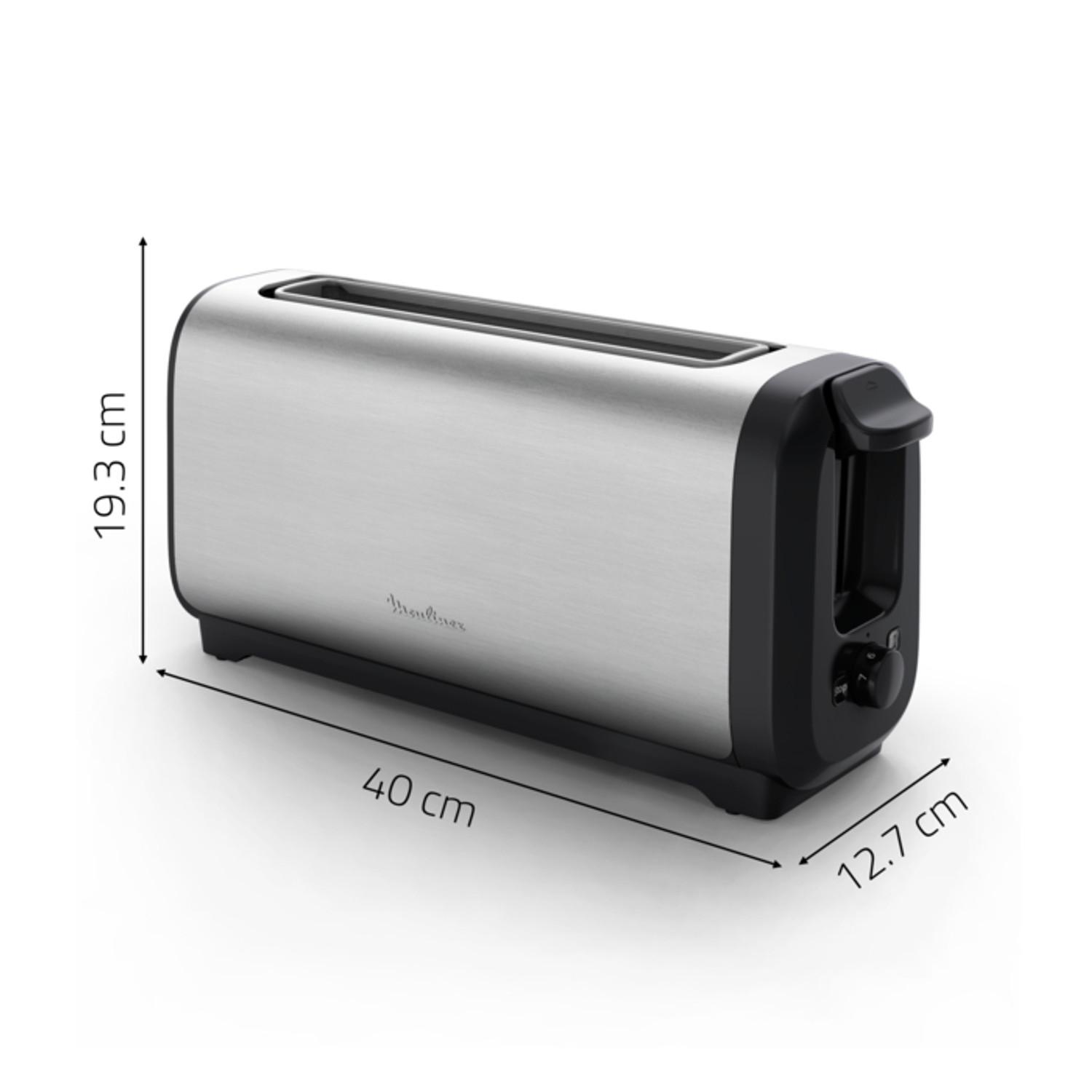 Voir la diapositive 7 : MOULINEX Grille pain LS5S0DE0 - Inox
