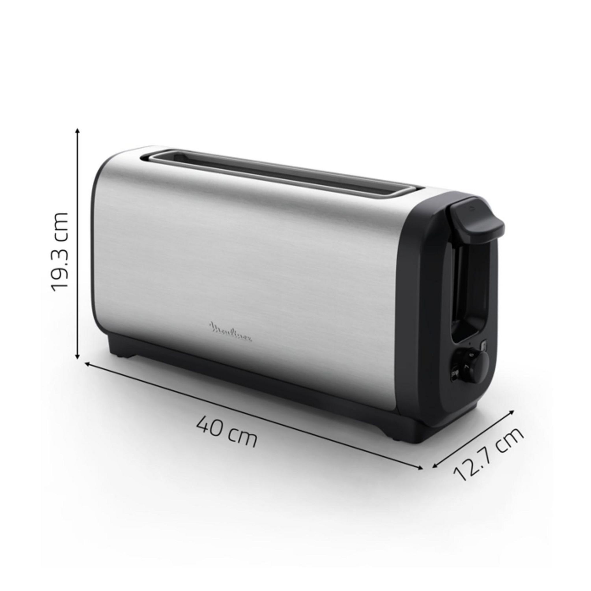 Voir la diapositive 7 : MOULINEX Grille pain LS5S0DE0 - Inox