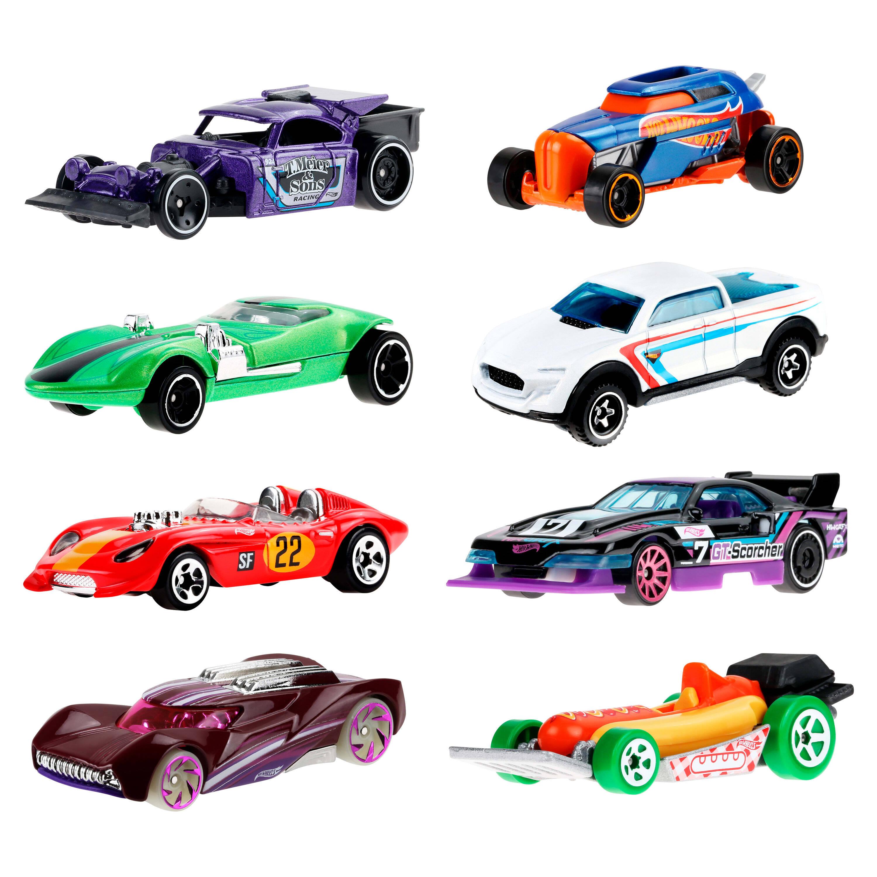 Voir la diapositive 3 : MATTEL Pack de 8 voitures Let's Race Hot Wheels