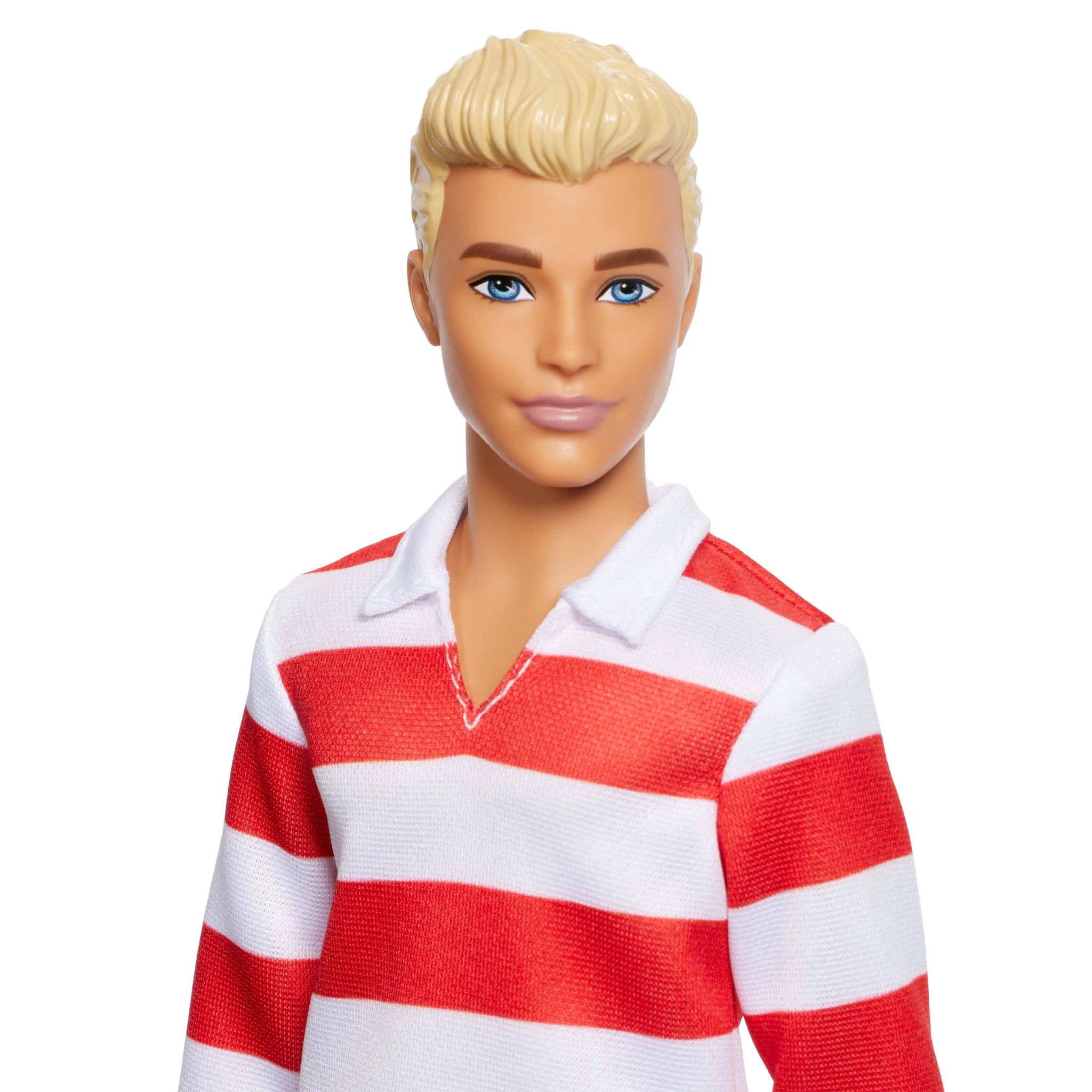 Voir la diapositive 5 : MATTEL Poupée Ken Polo Rouge et Blanc Barbie