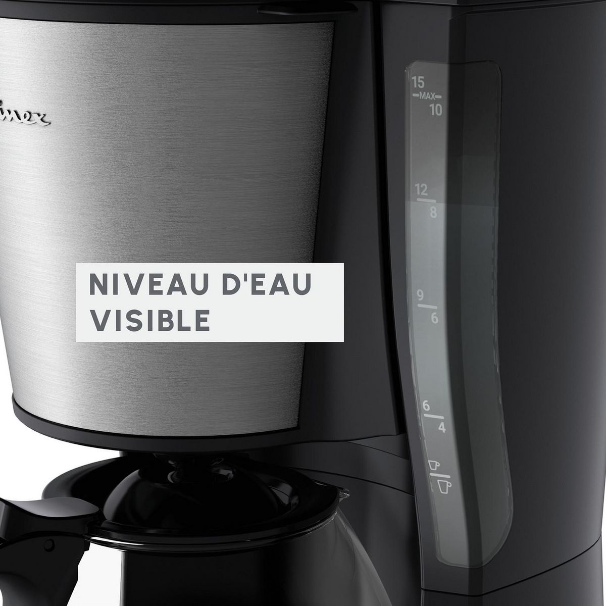 MOULINEX Cafetière filtre SUBITO FG5S2DEO - Noir