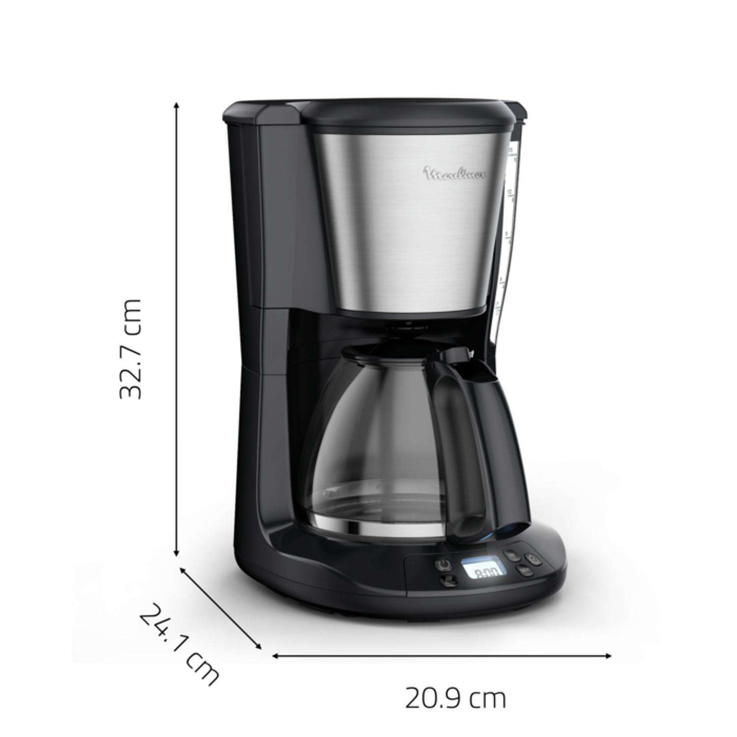 Voir la diapositive 7 : MOULINEX Cafetière filtre SUBITO FG5S2DEO - Noir