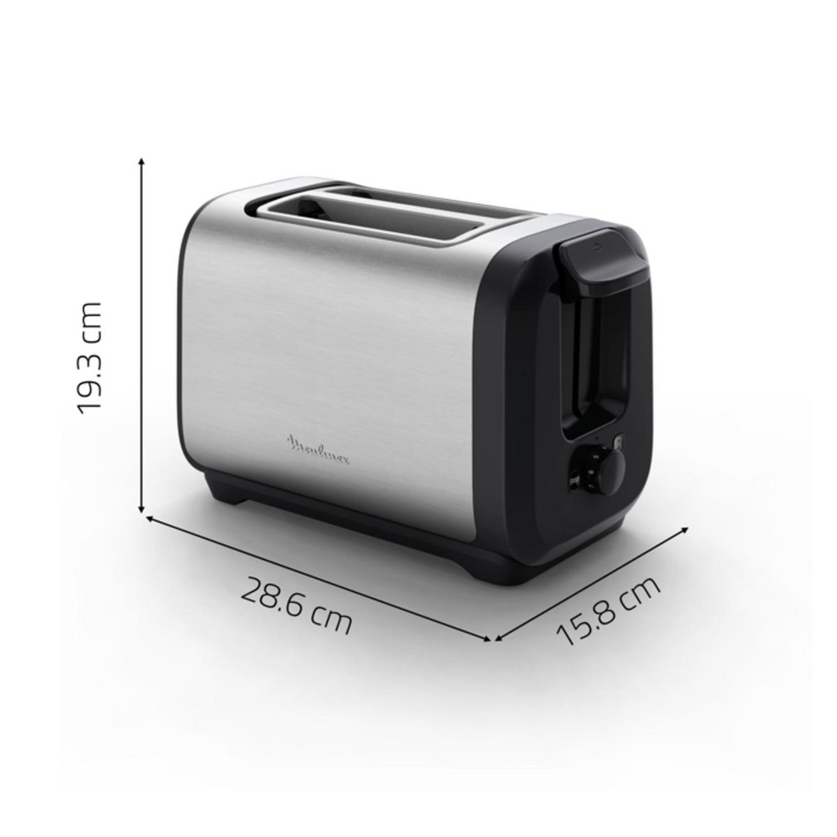 MOULINEX Grille-pain LT5S0DE0 - Inox