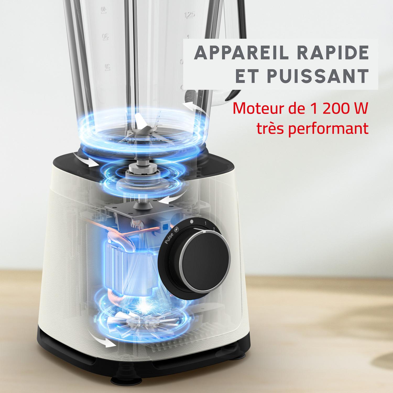 Voir la diapositive 2 : MOULINEX Blender classique LM771AF0 - Beige