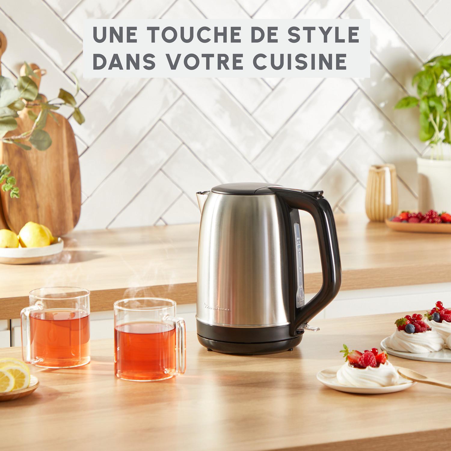 Voir la diapositive 4 : MOULINEX Bouilloire électrique BY5S0DE0 - Inox